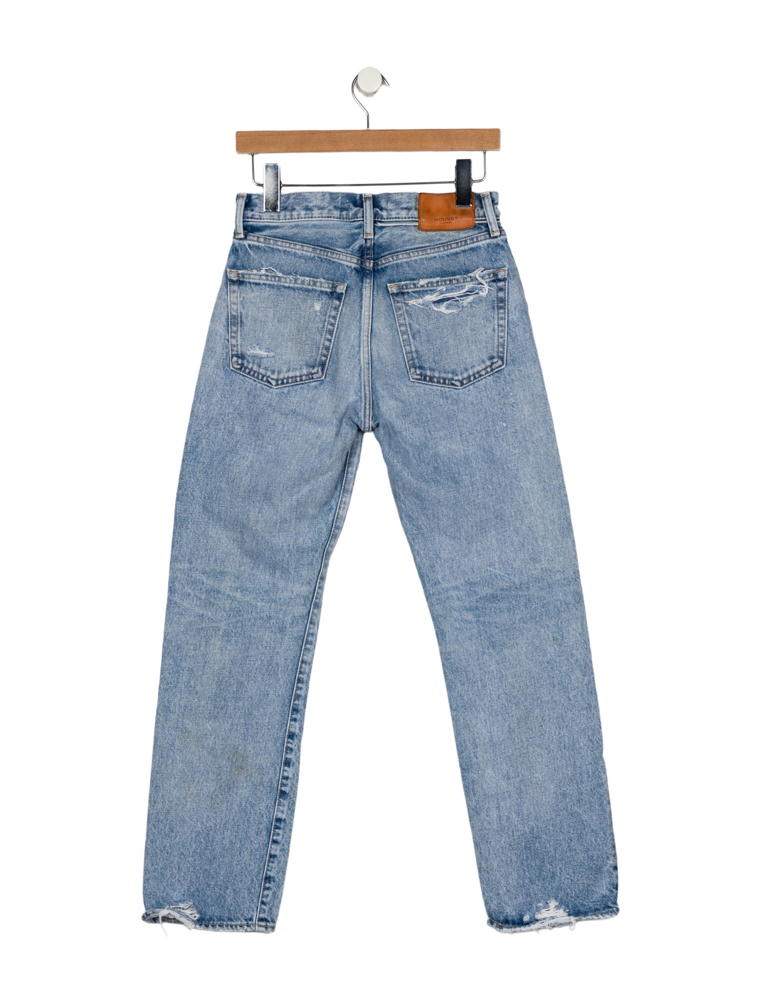 Moussy Mid-Rise Straight Leg Jeans