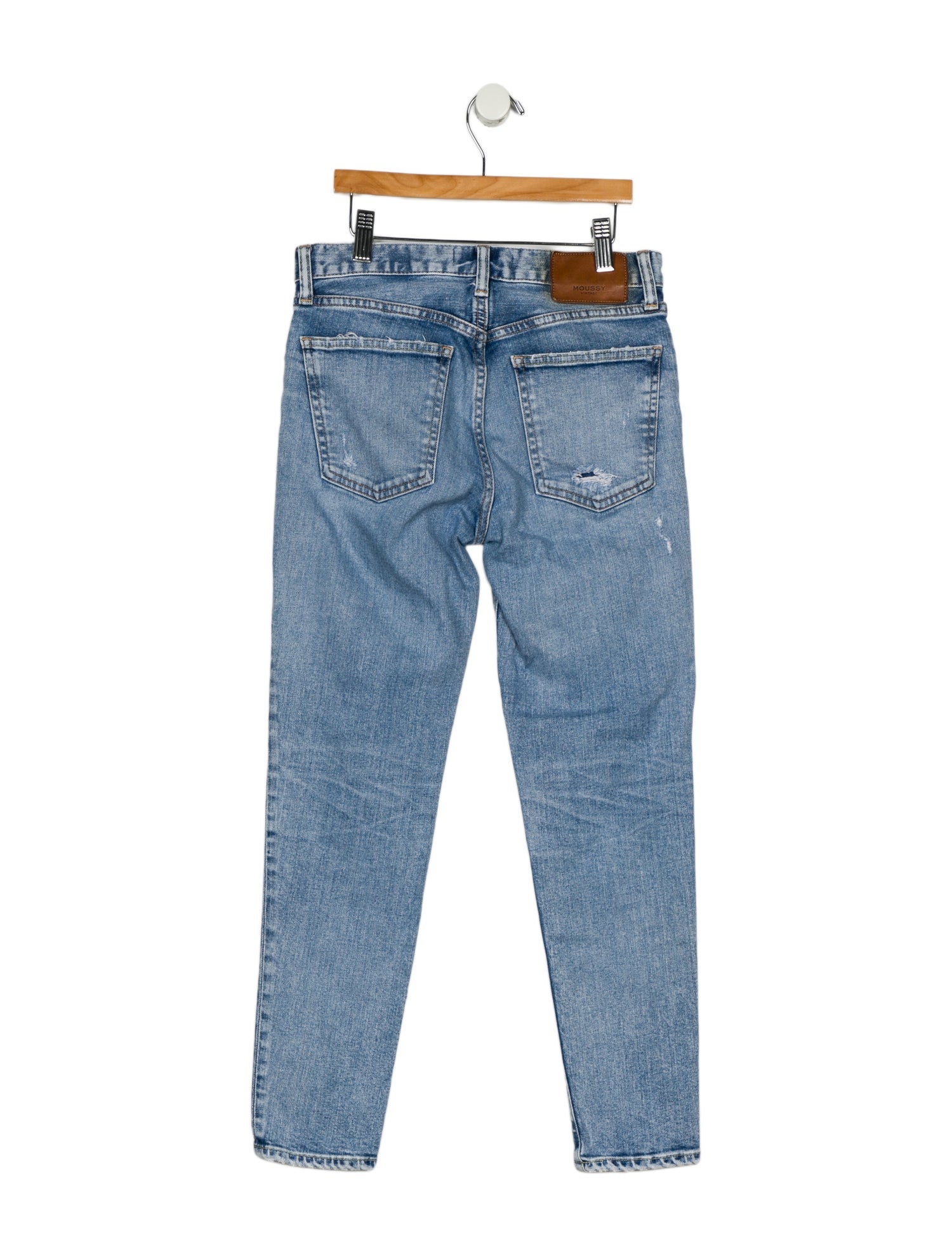 Moussy Mid-Rise Skinny Leg Jeans