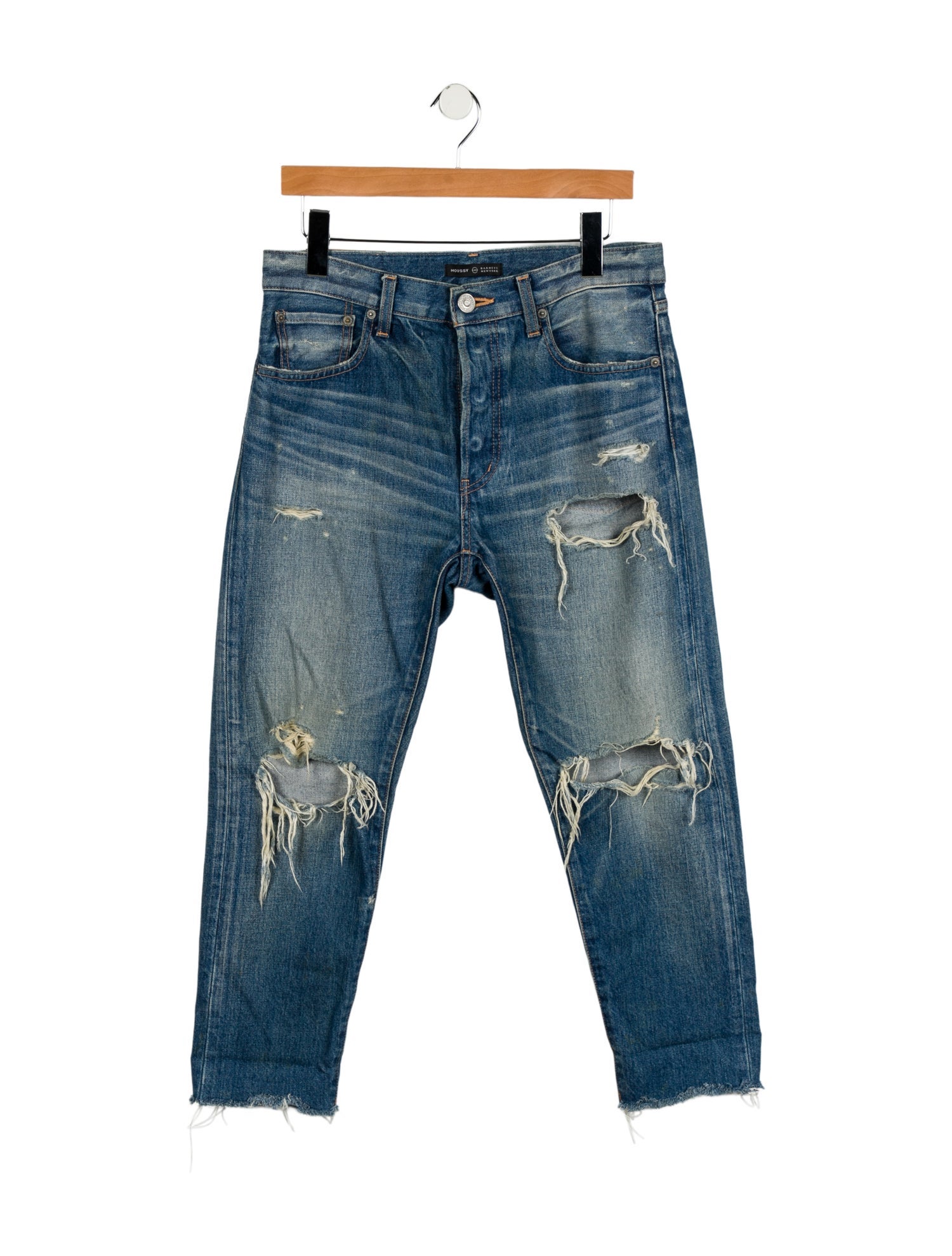 Moussy Mid-Rise Skinny Leg Jeans