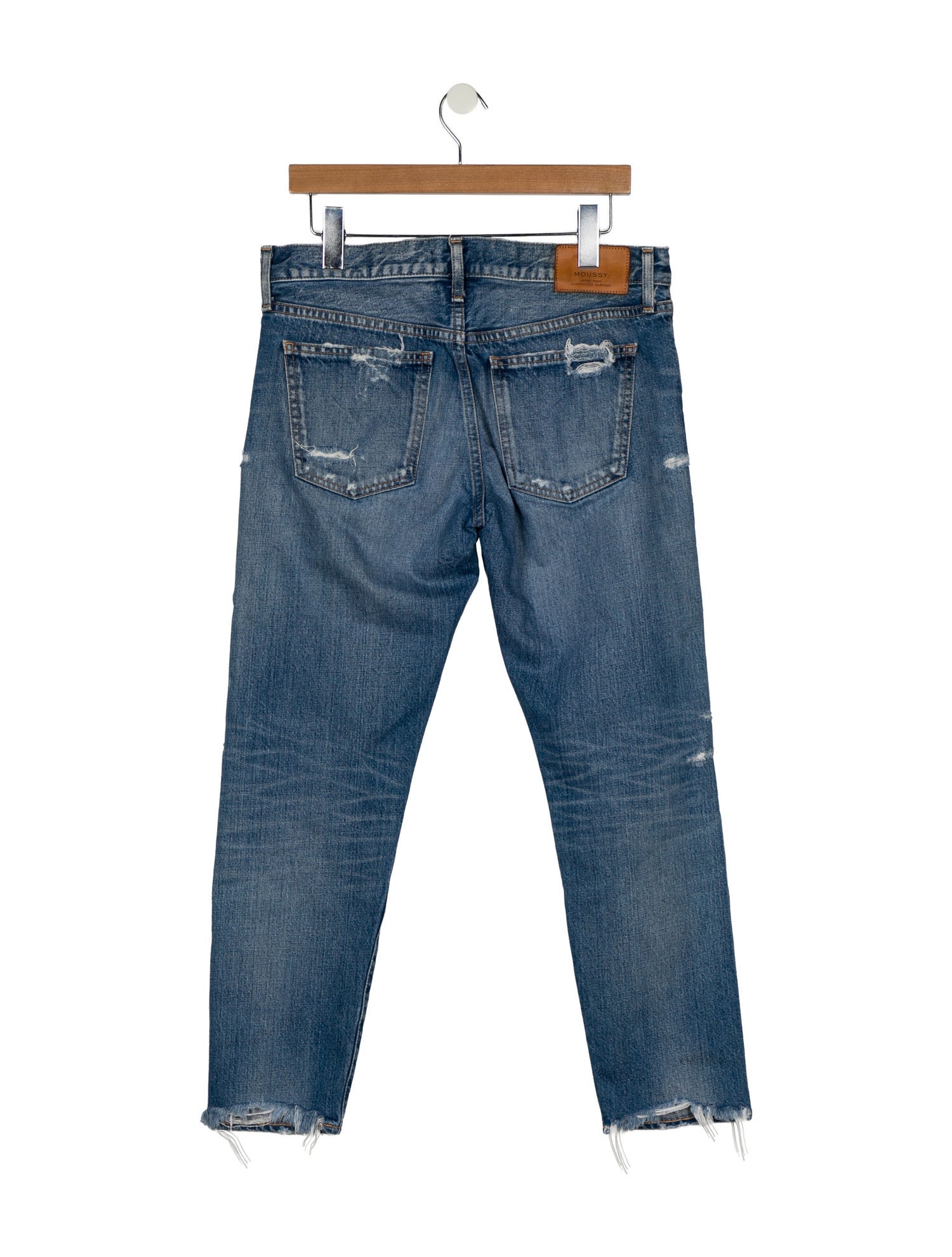 Moussy Mid-Rise Straight Leg Jeans