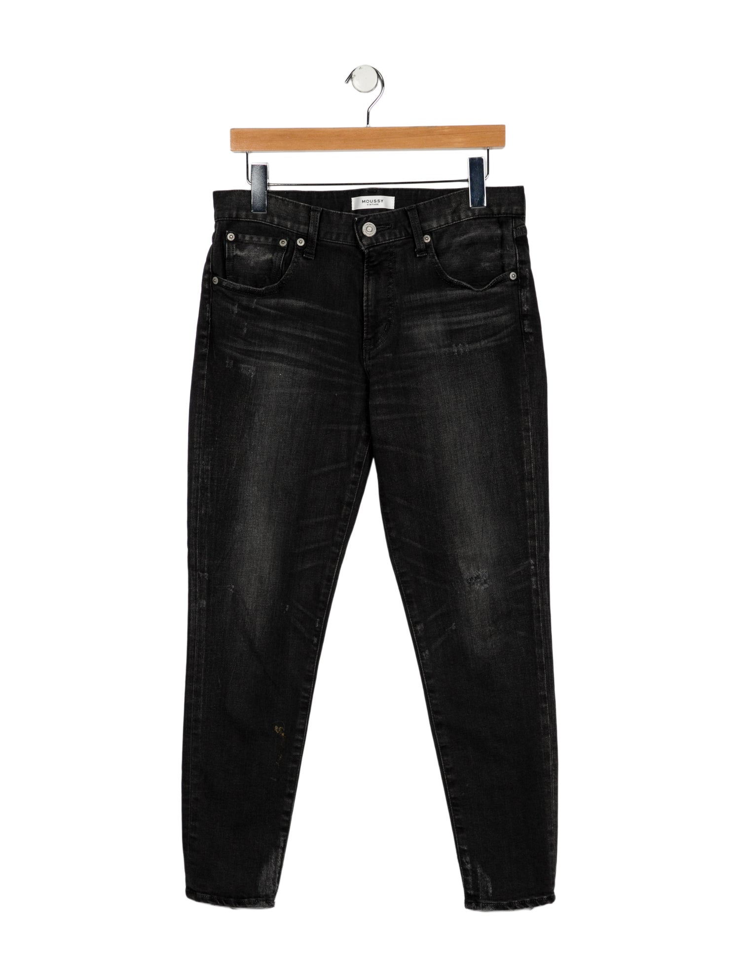 Moussy Mid-Rise Skinny Leg Jeans