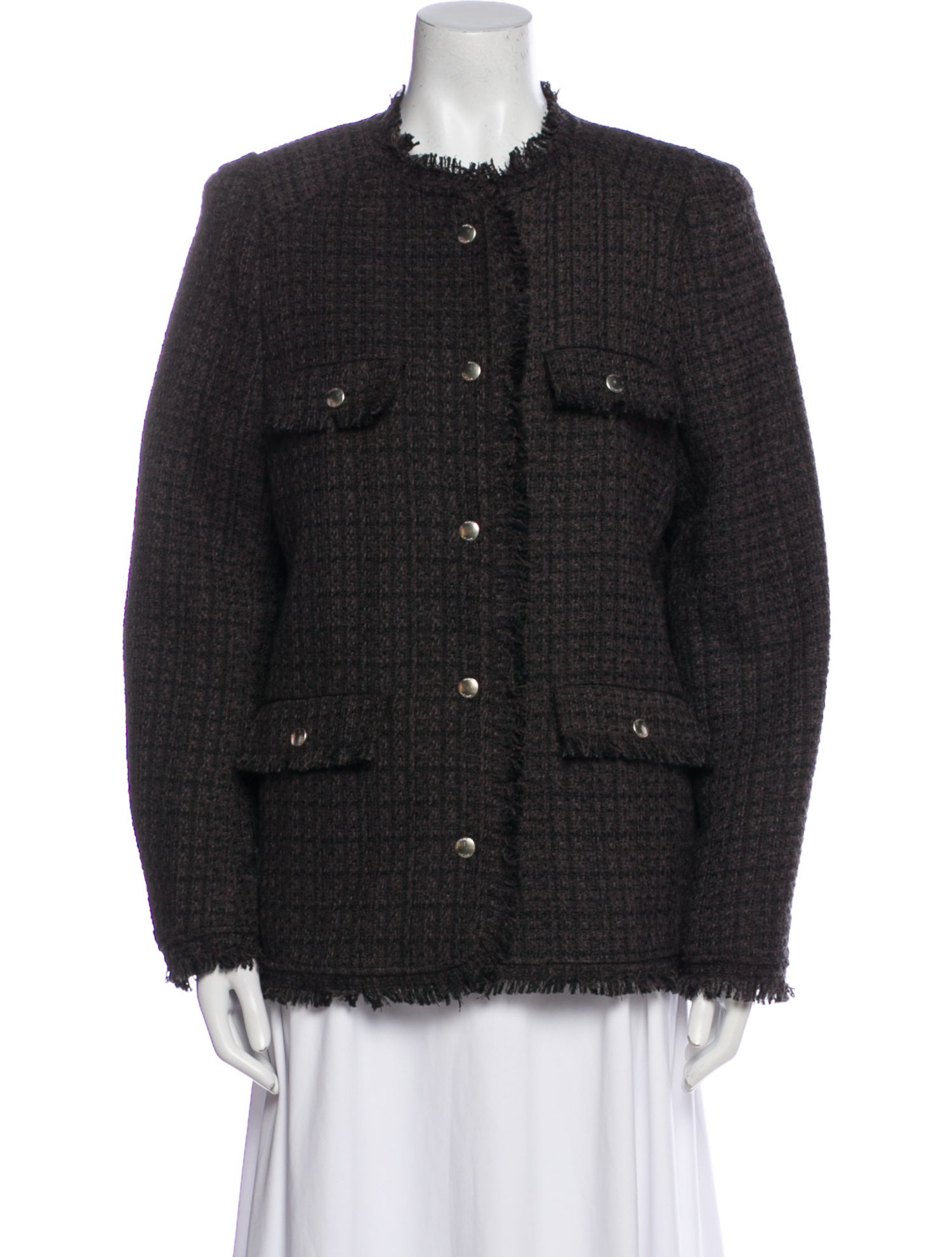 Moussy Houndstooth Print Jacket