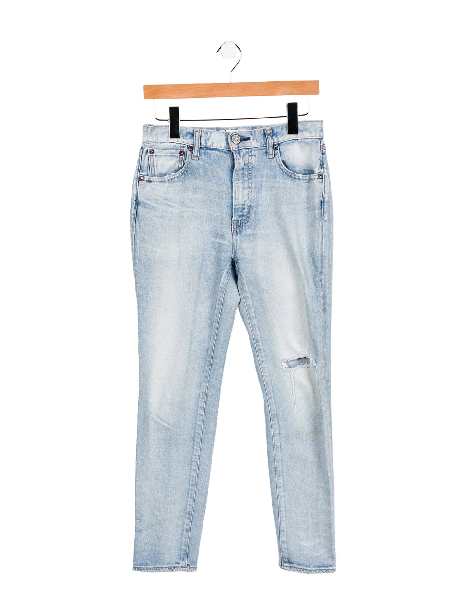 Moussy Mid-Rise Straight Leg Jeans