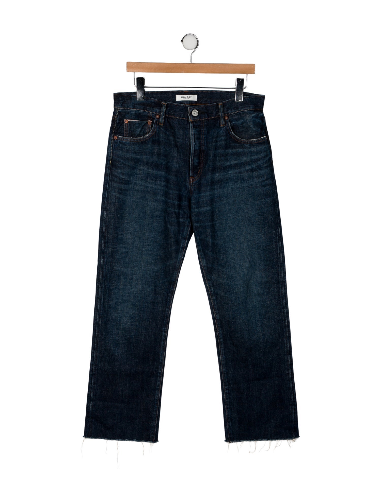 Moussy High-Rise Wide Leg Jeans