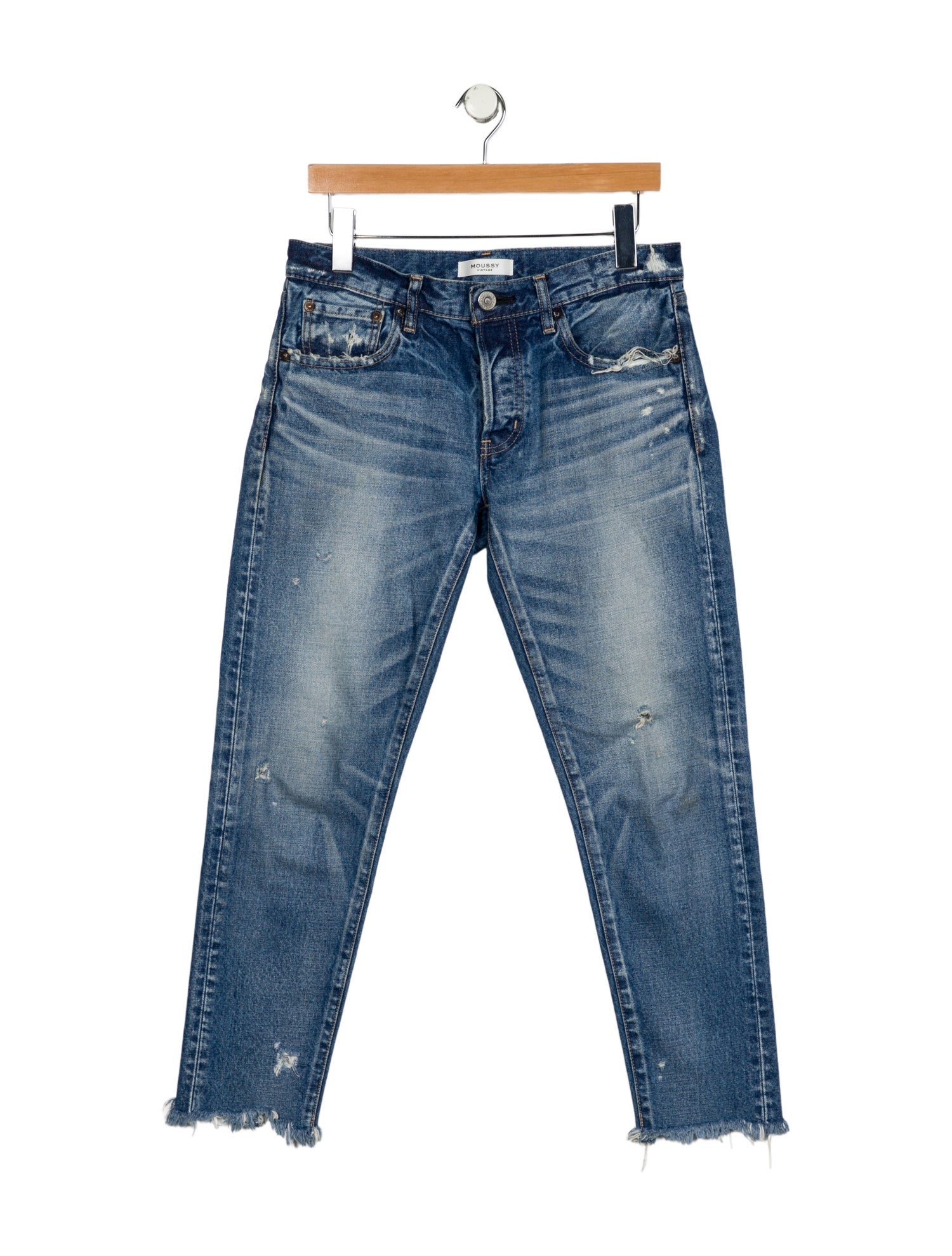 Moussy Mid-Rise Skinny Leg Jeans