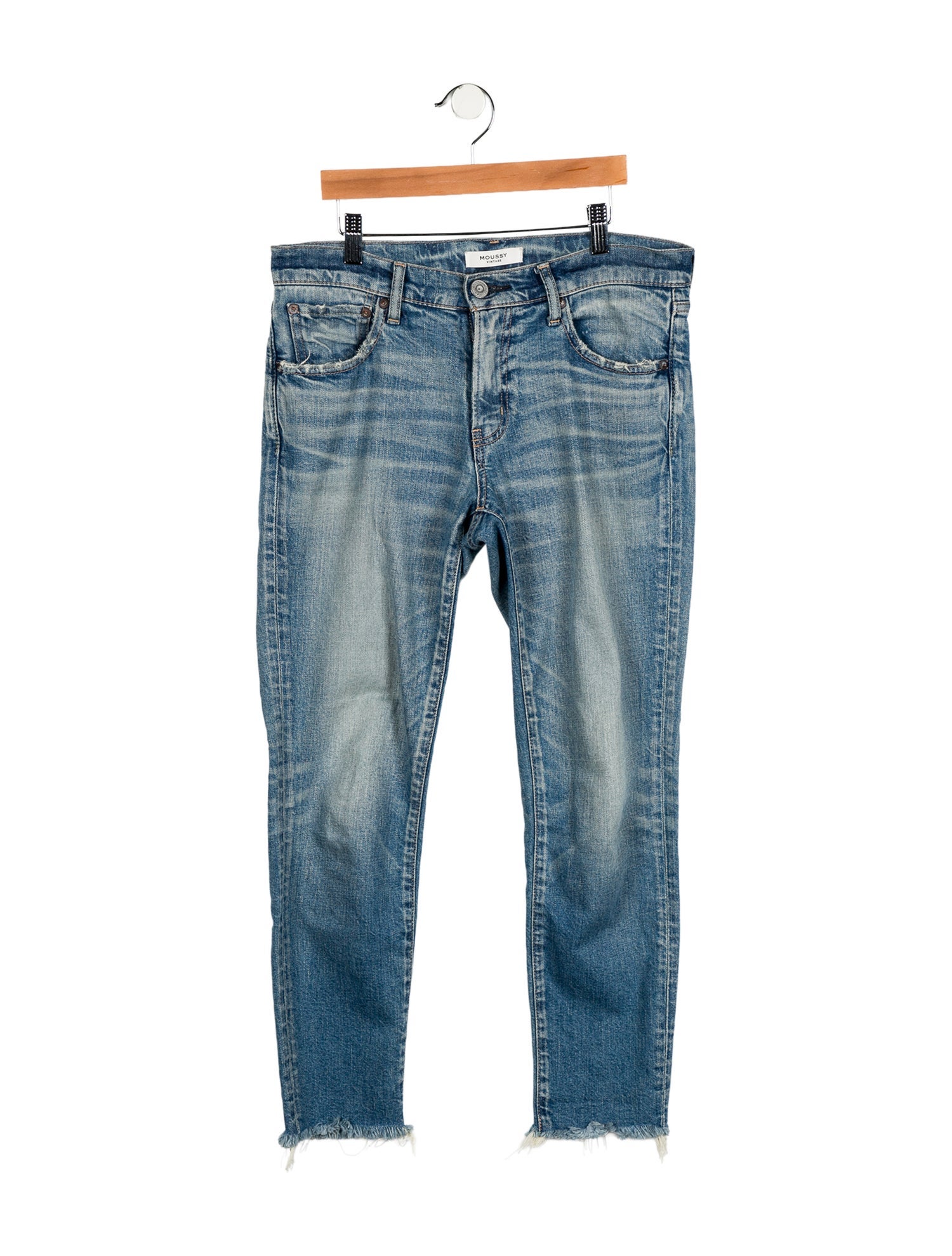 Moussy Mid-Rise Skinny Leg Jeans