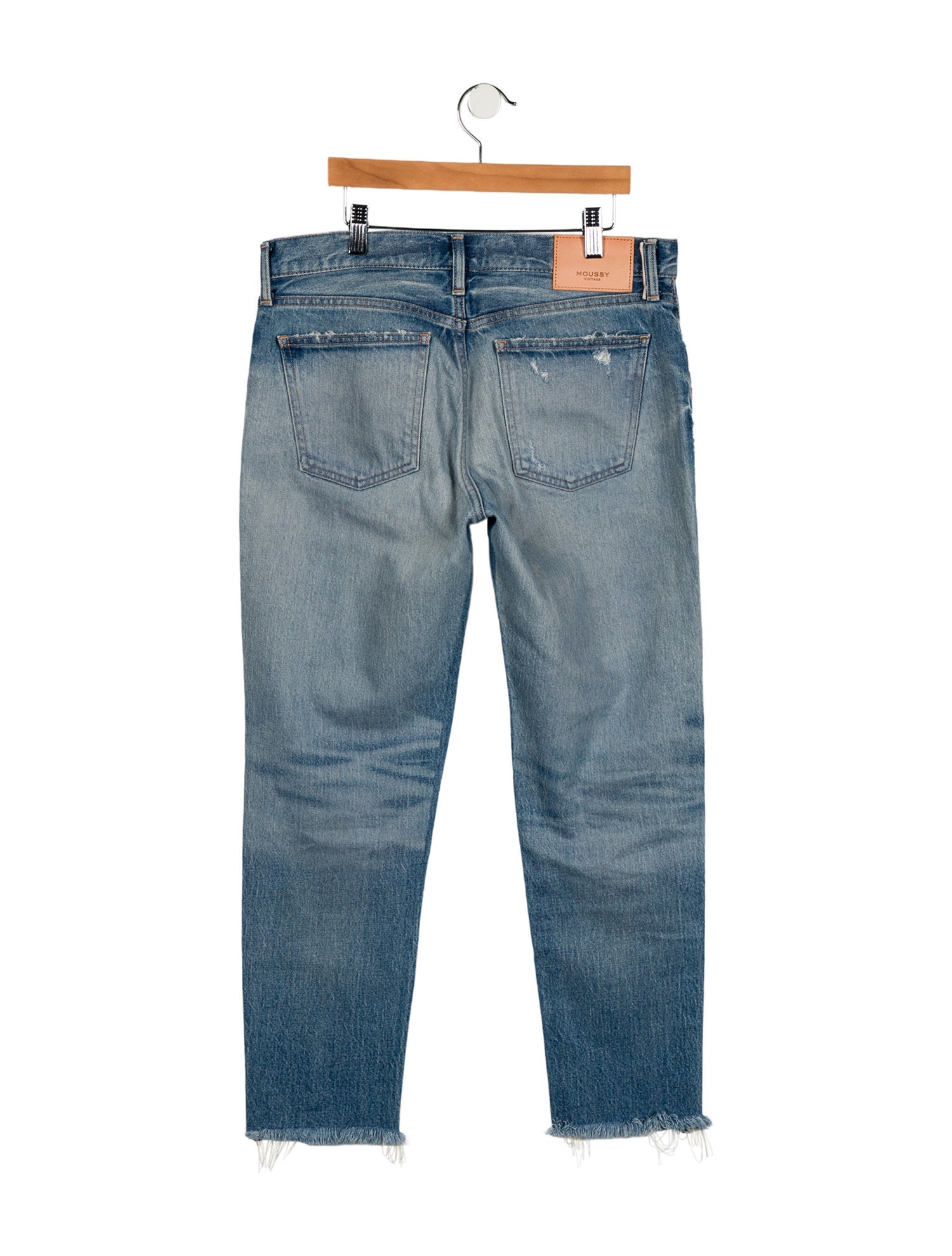 Moussy Mid-Rise Straight Leg Jeans