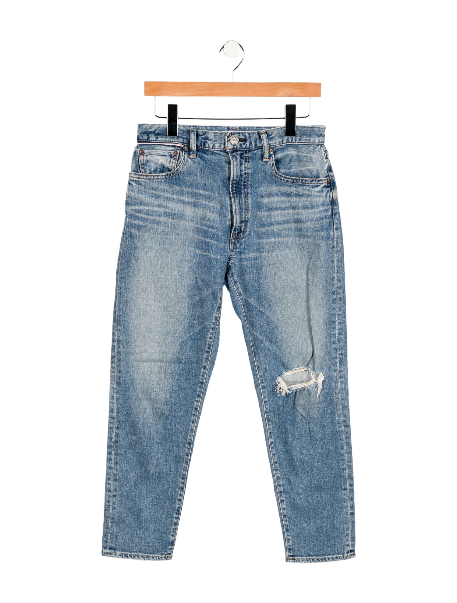 Moussy Mid-Rise Straight Leg Jeans