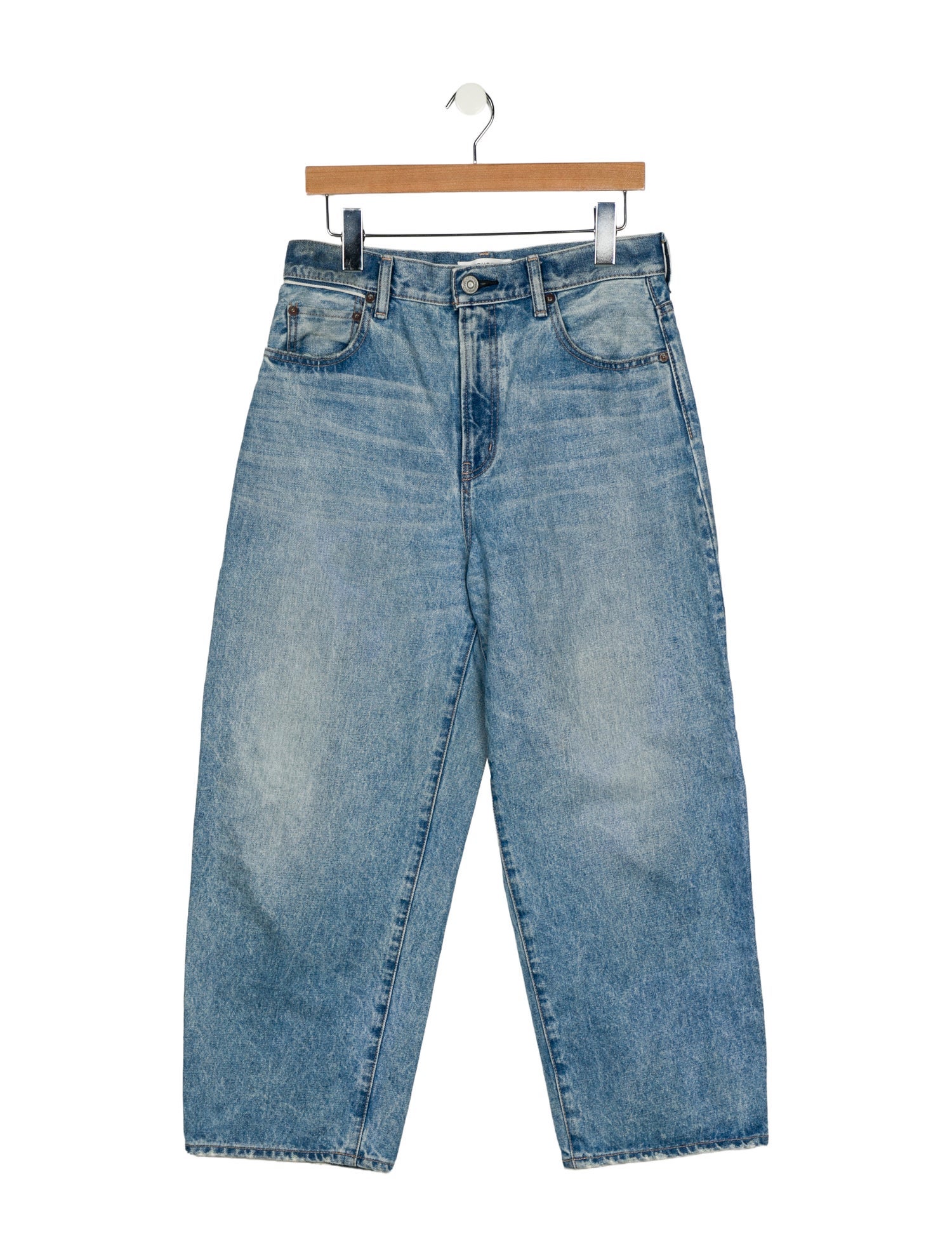 Moussy High-Rise Wide Leg Jeans