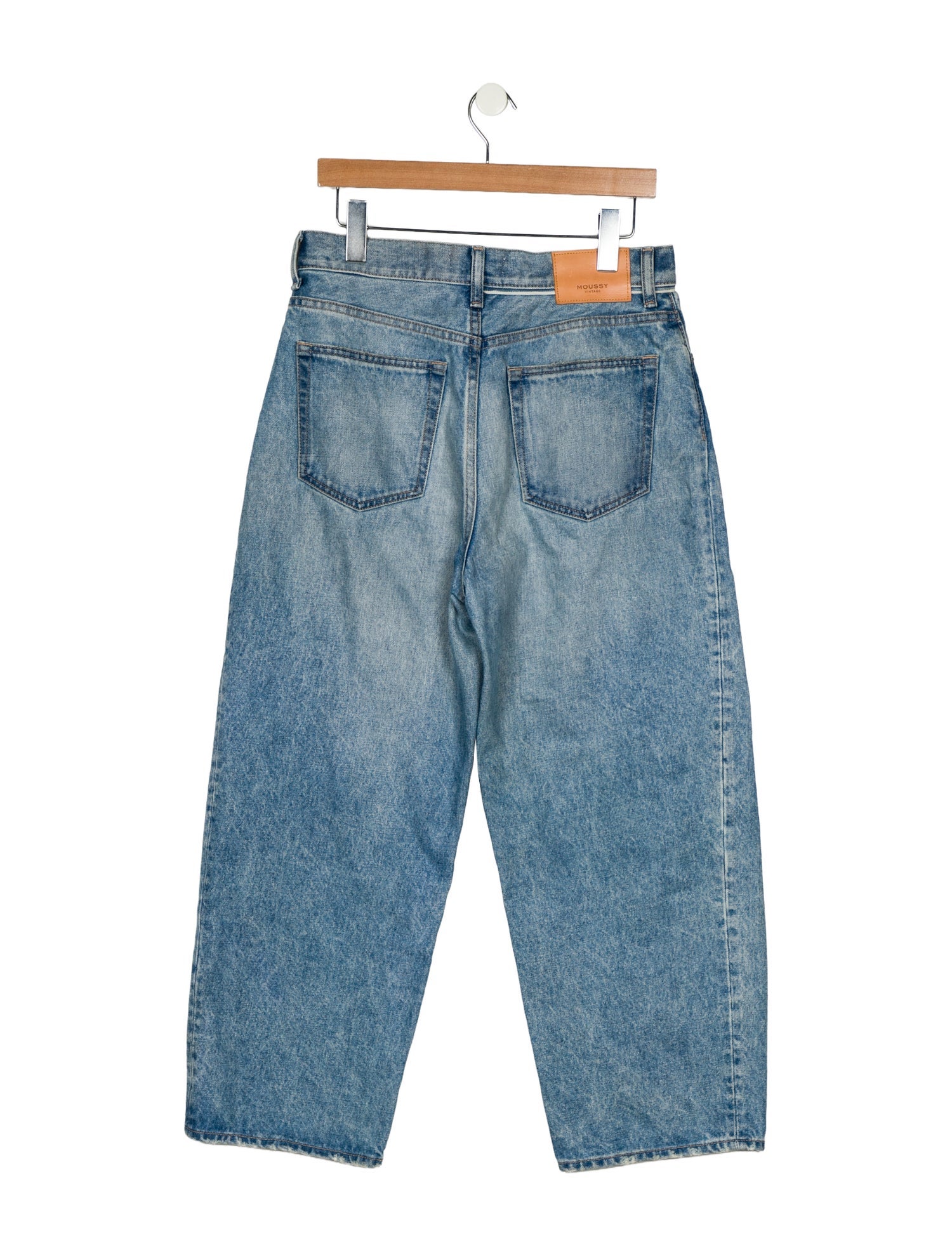 Moussy High-Rise Wide Leg Jeans