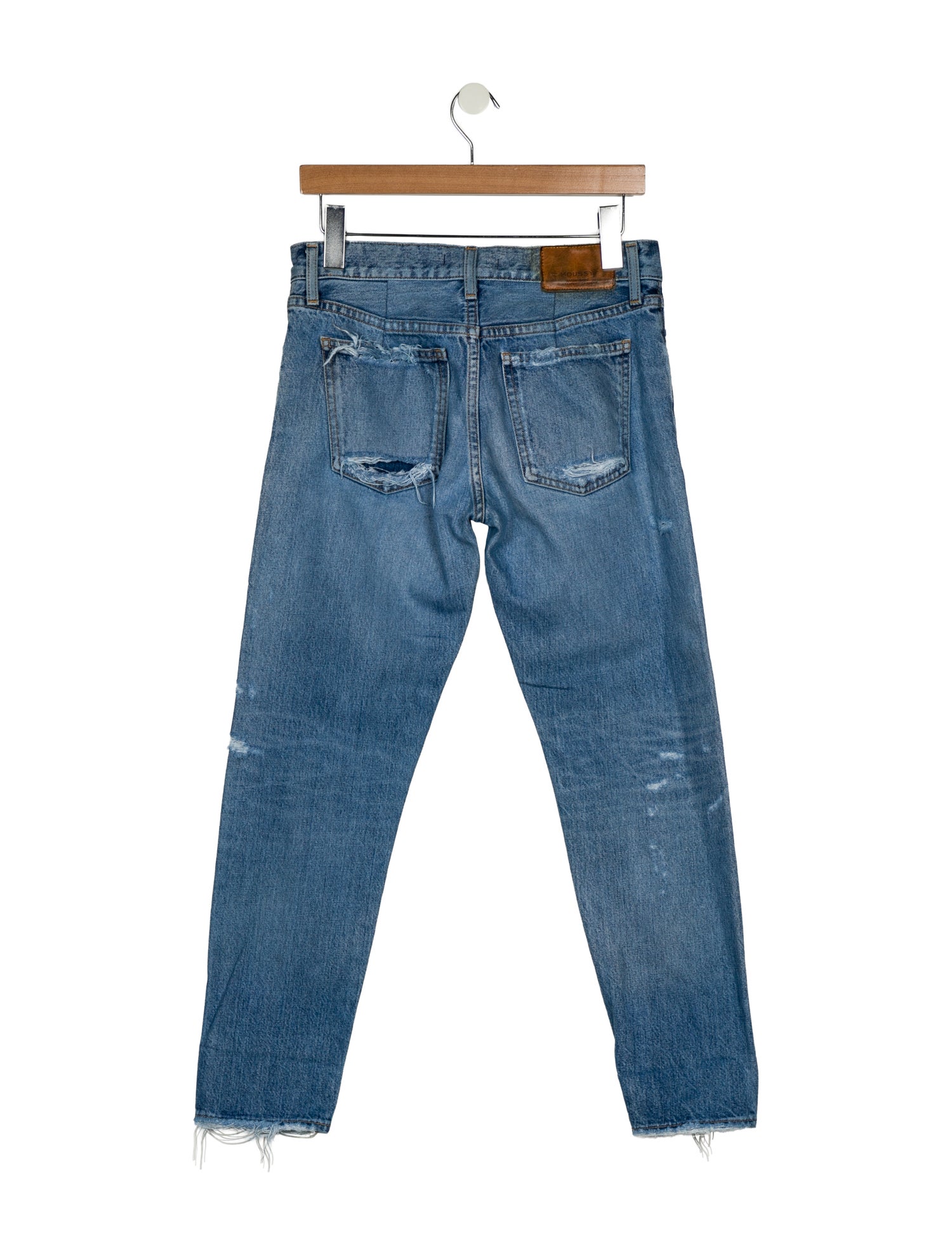 Moussy Mid-Rise Straight Leg Jeans