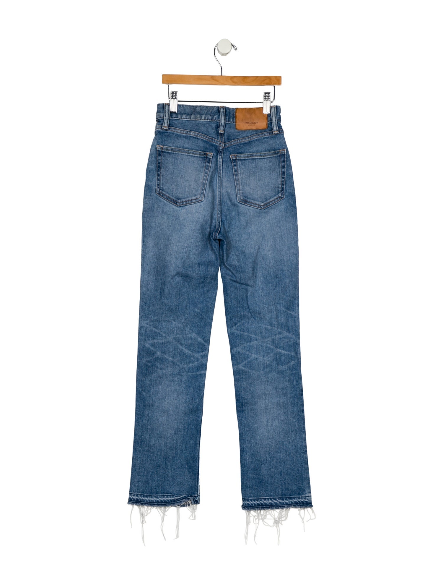 Moussy Mid-Rise Straight Leg Jeans