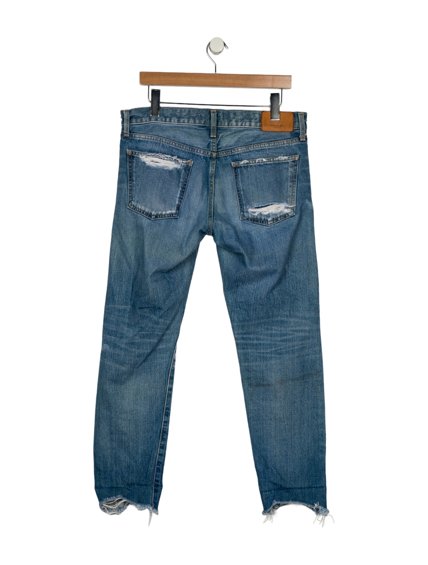 Moussy Mid-Rise Straight Leg Jeans