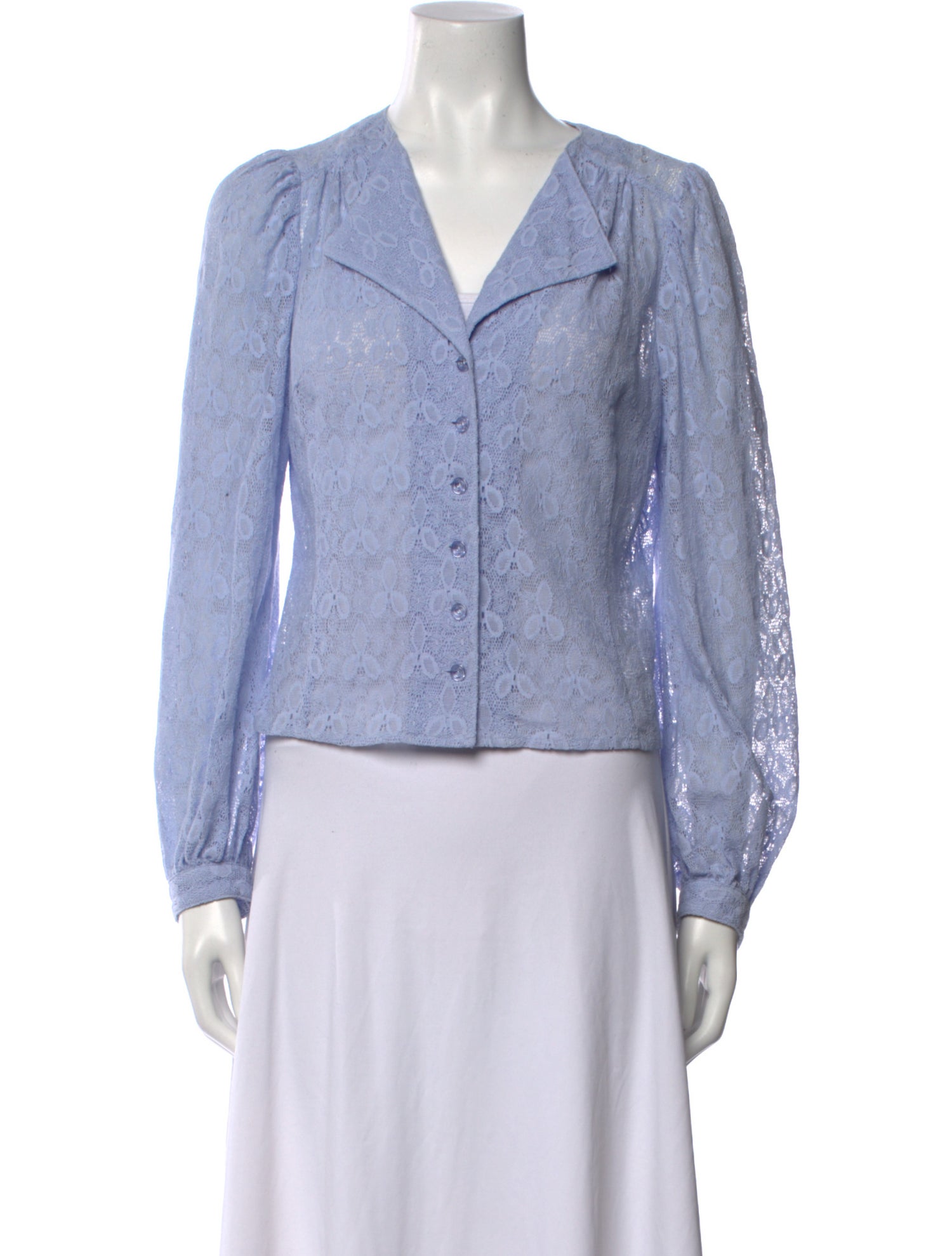 Moussy V-Neck Long Sleeve Crop Top