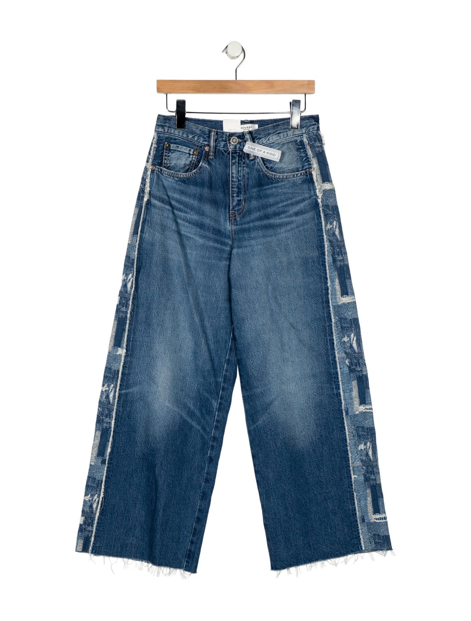 Moussy High-Rise Wide Leg Jeans