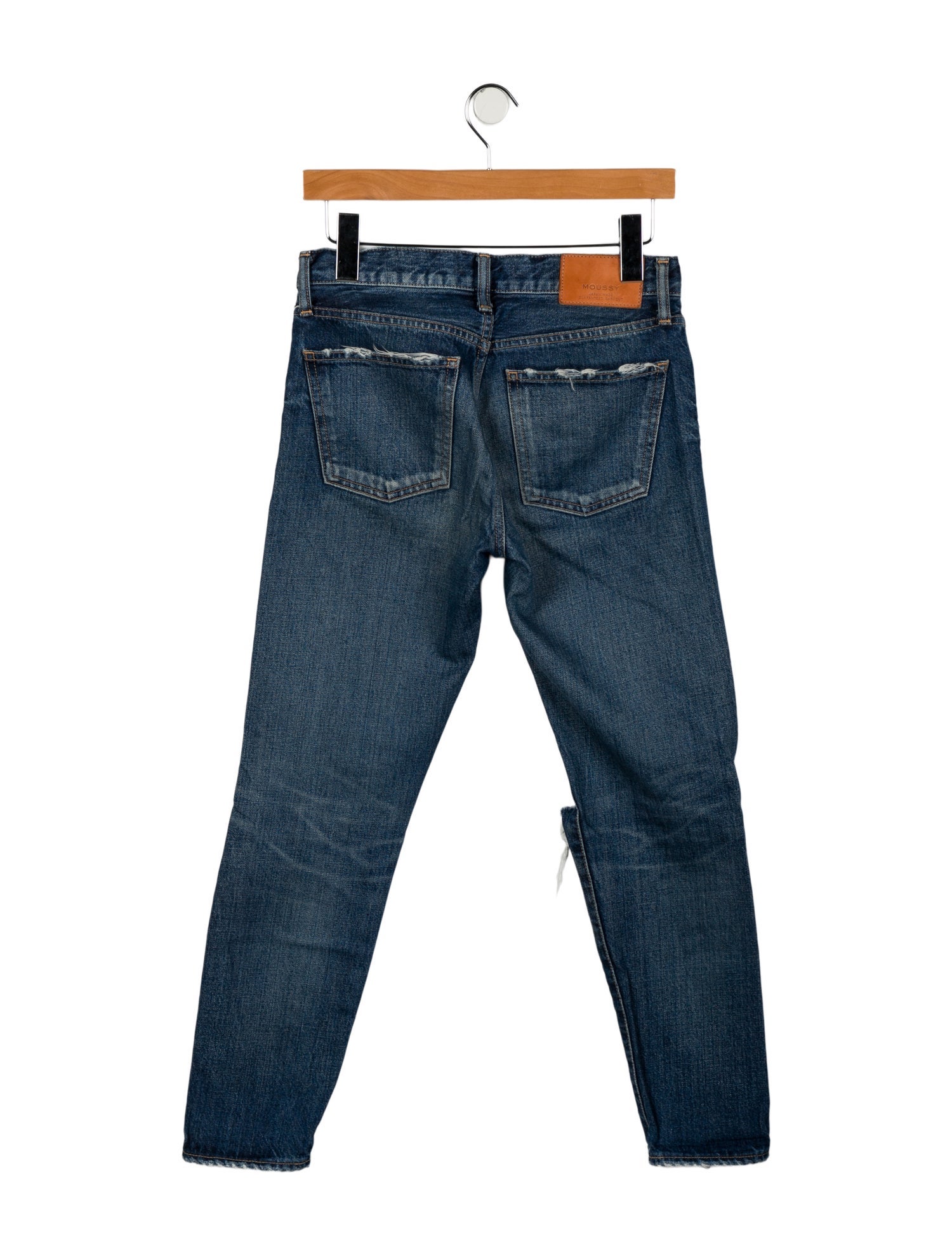 Moussy Mid-Rise Skinny Leg Jeans