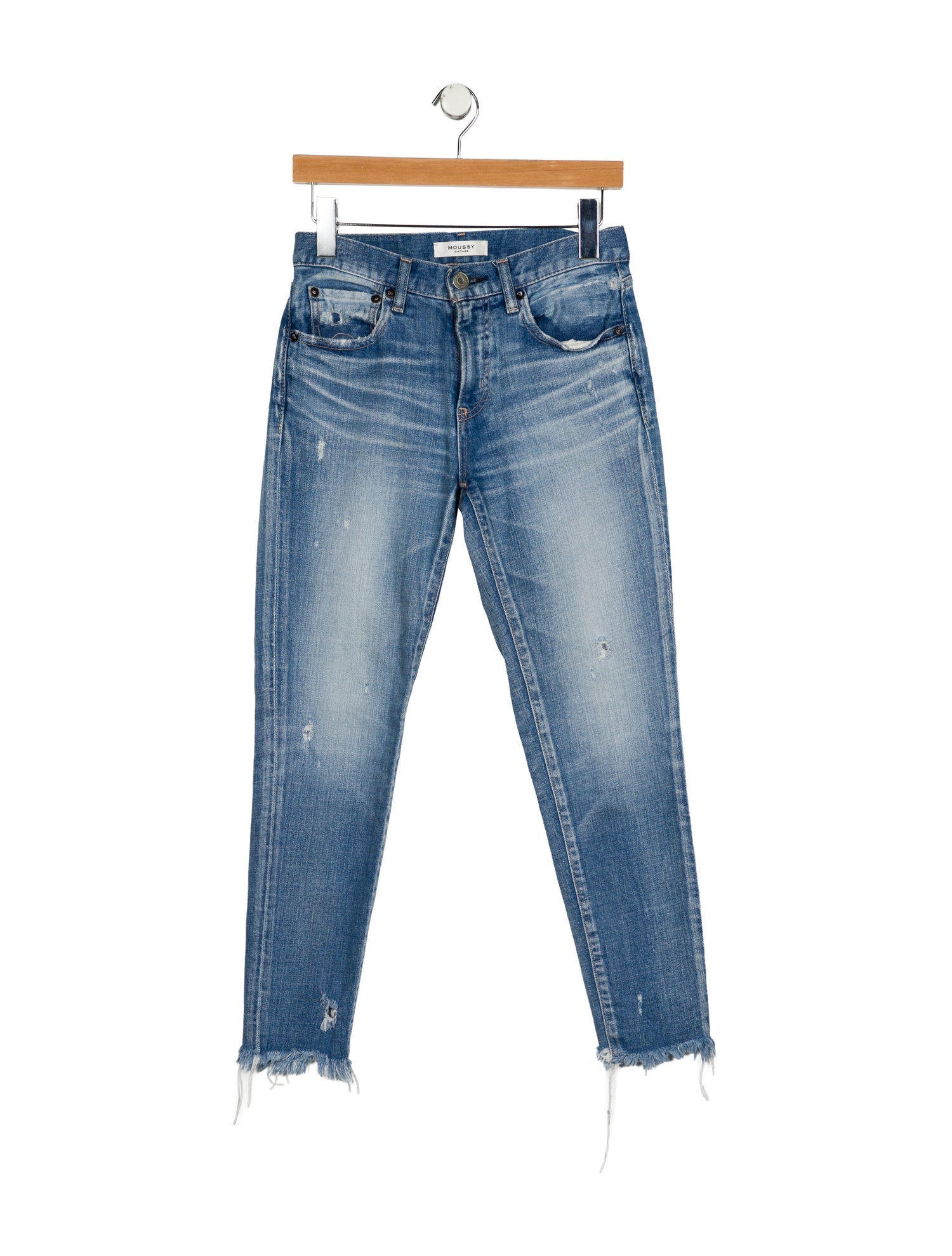Moussy Mid-Rise Skinny Leg Jeans
