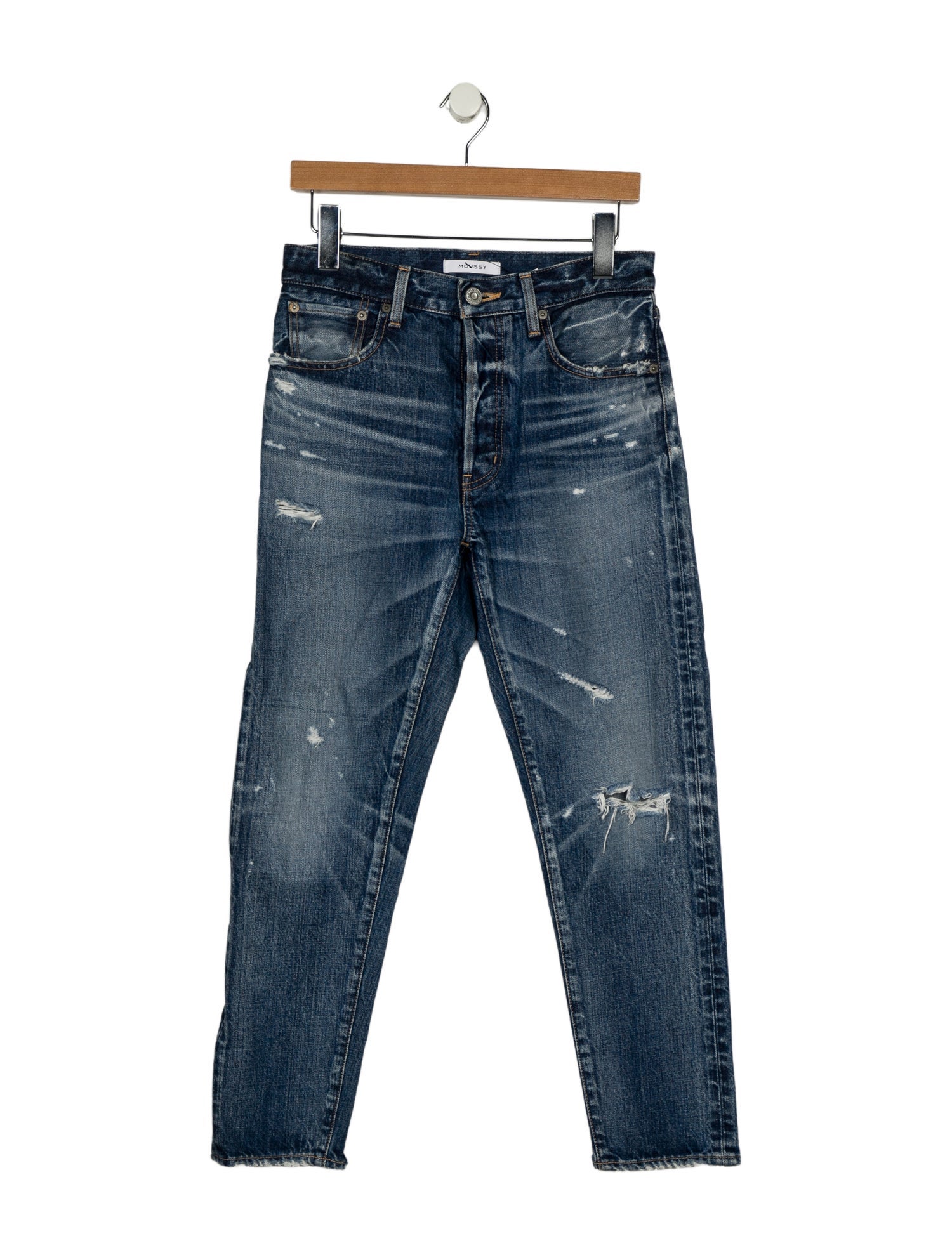 Moussy Mid-Rise Skinny Leg Jeans