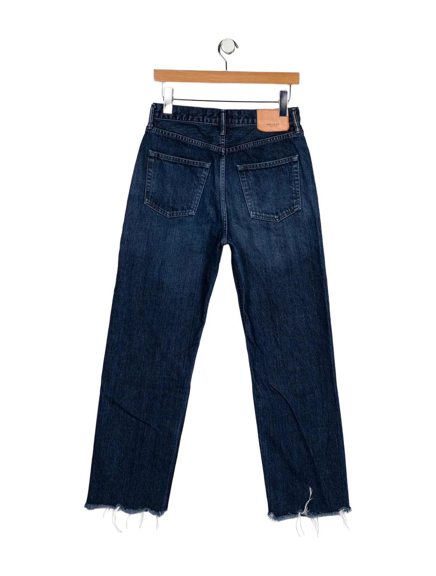 Moussy High-Rise Straight Leg Jeans