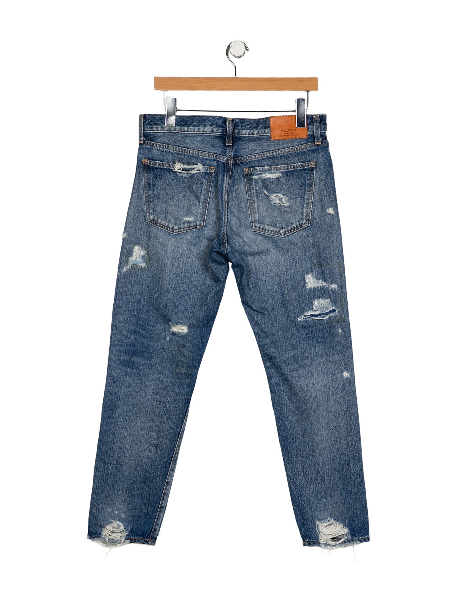 Moussy Mid-Rise Straight Leg Jeans