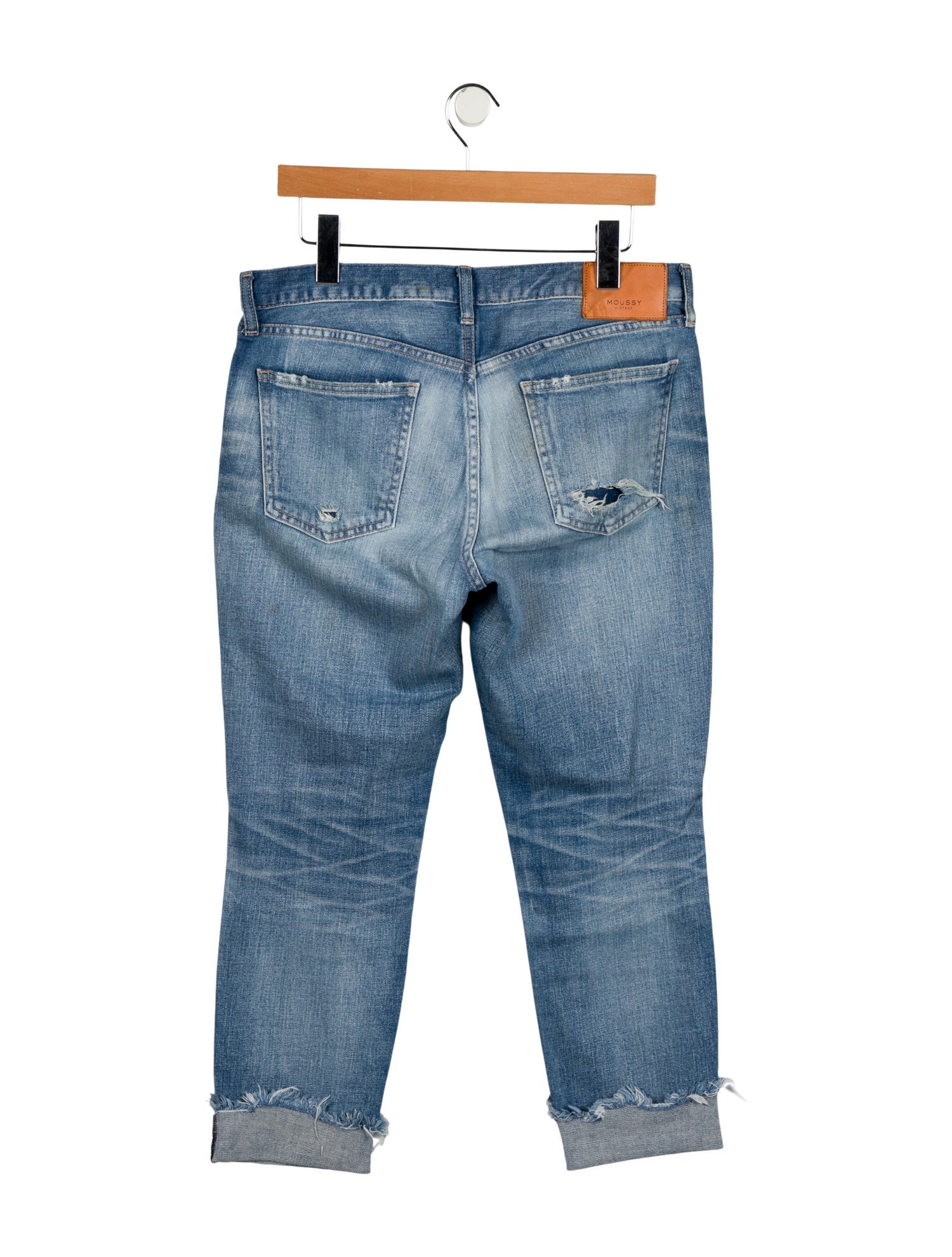 Moussy Mid-Rise Straight Leg Jeans