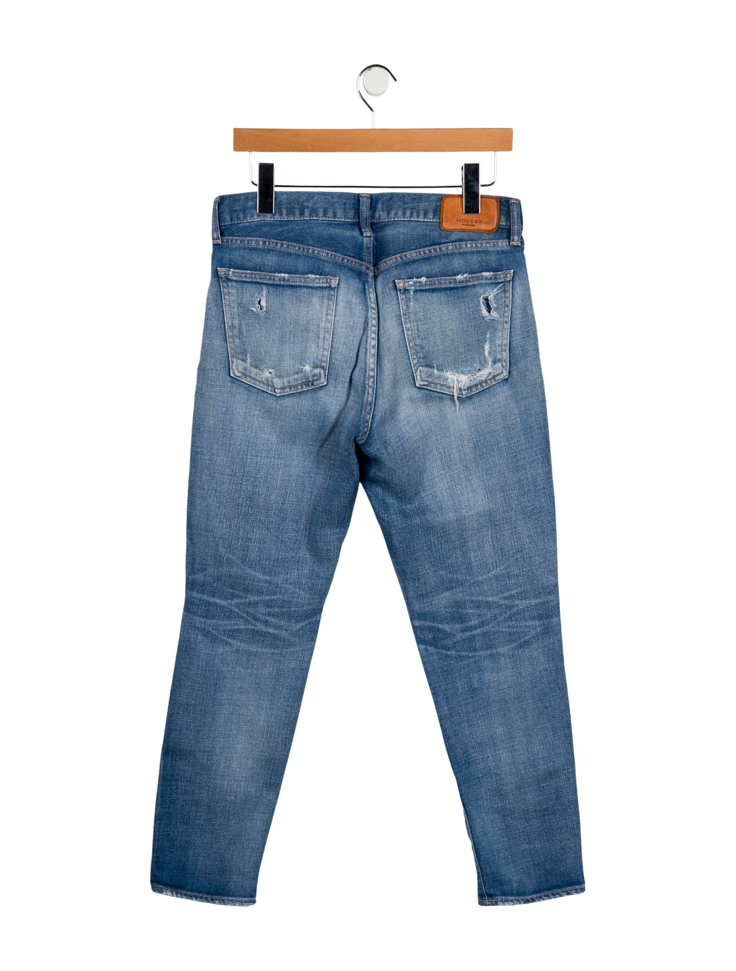 Moussy Mid-Rise Straight Leg Jeans