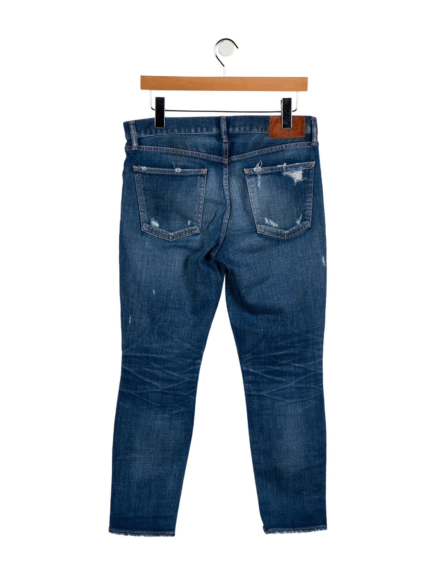 Moussy Mid-Rise Straight Leg Jeans