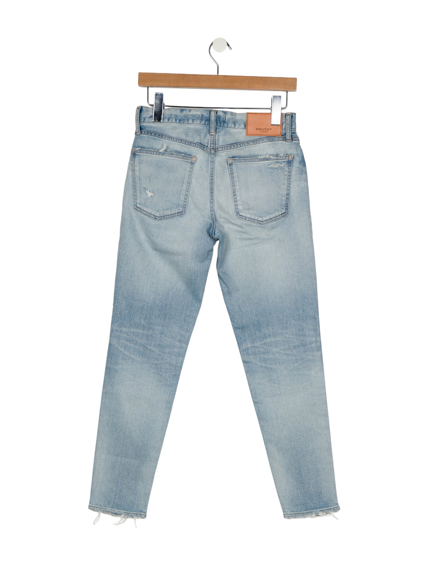 Moussy Mid-Rise Straight Leg Jeans
