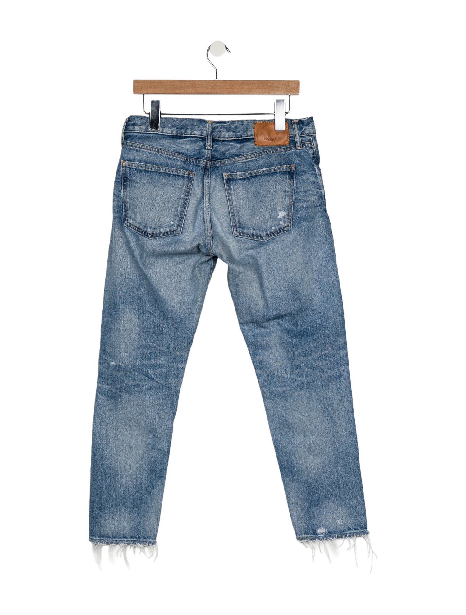 Moussy Mid-Rise Straight Leg Jeans