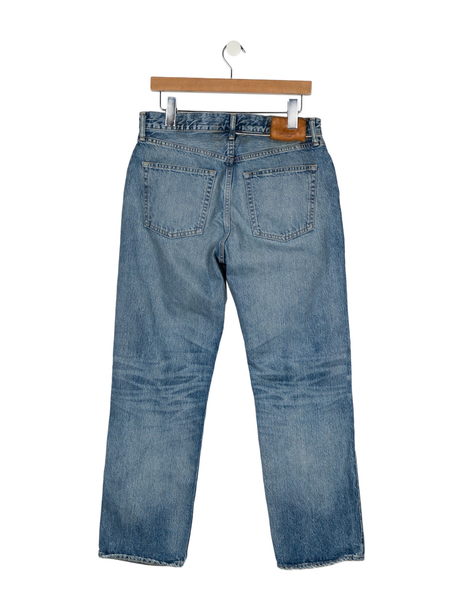 Moussy High-Rise Wide Leg Jeans