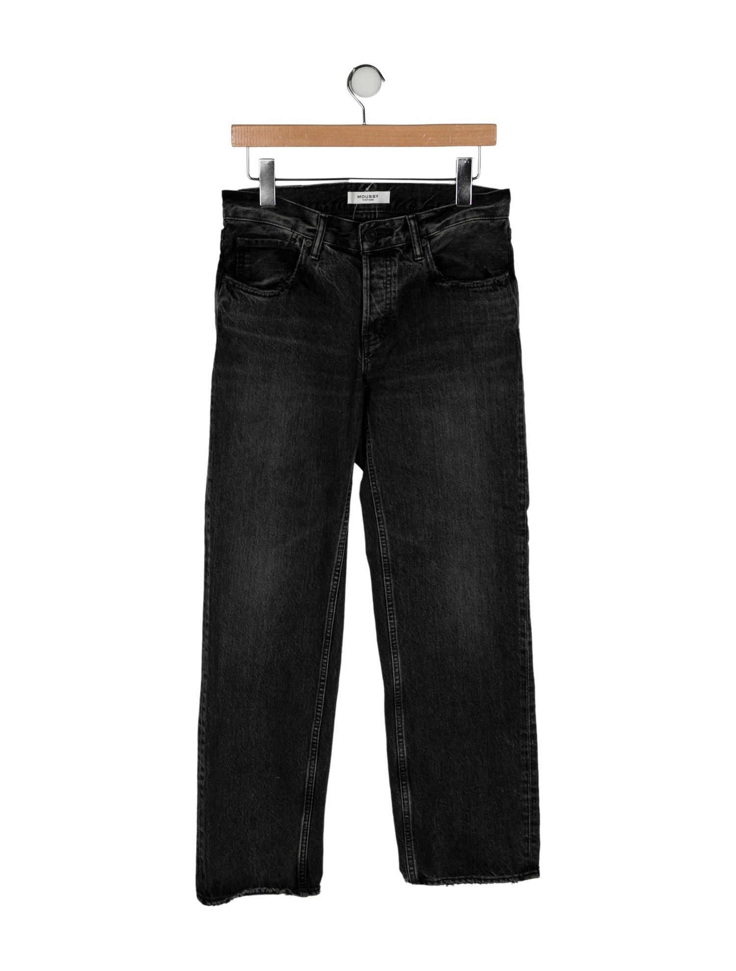 Moussy Mid-Rise Straight Leg Jeans