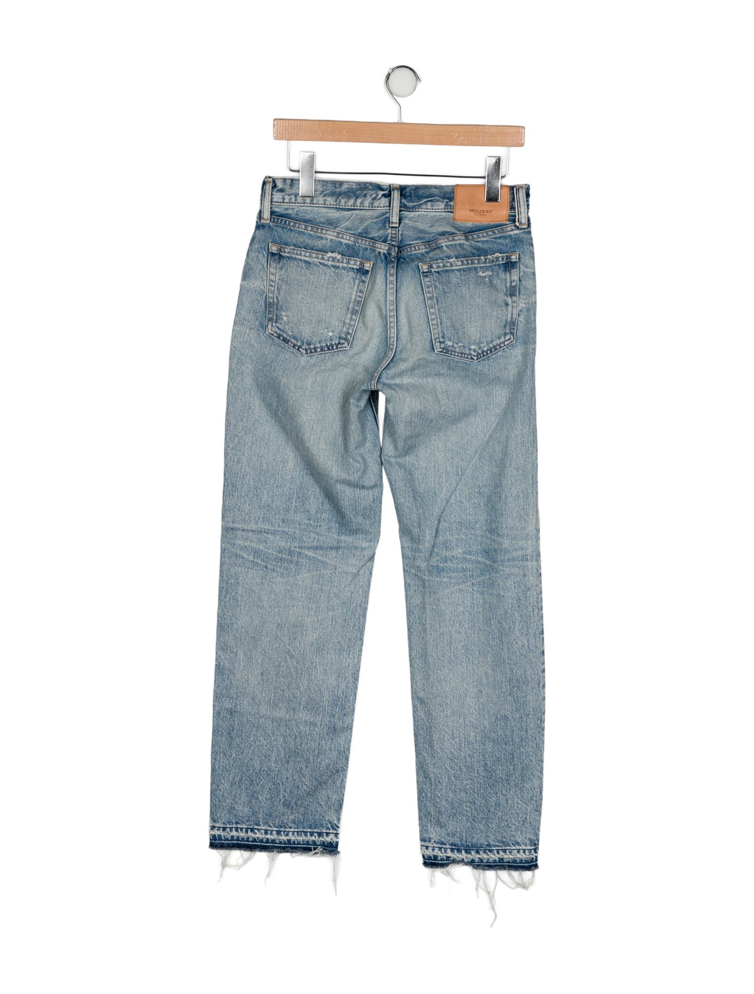 Moussy Mid-Rise Straight Leg Jeans