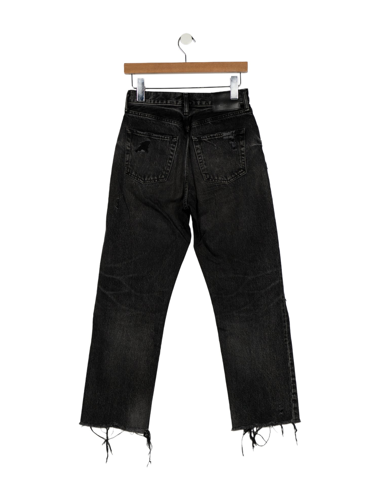 Moussy High-Rise Straight Leg Jeans