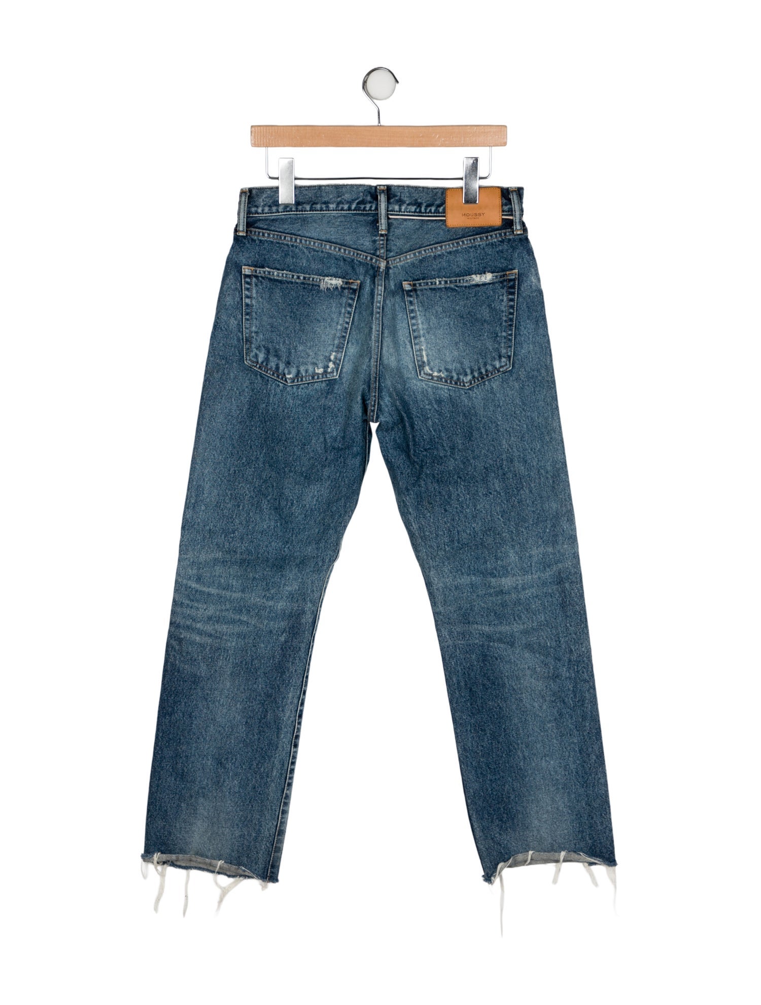 Moussy Mid-Rise Wide Leg Jeans