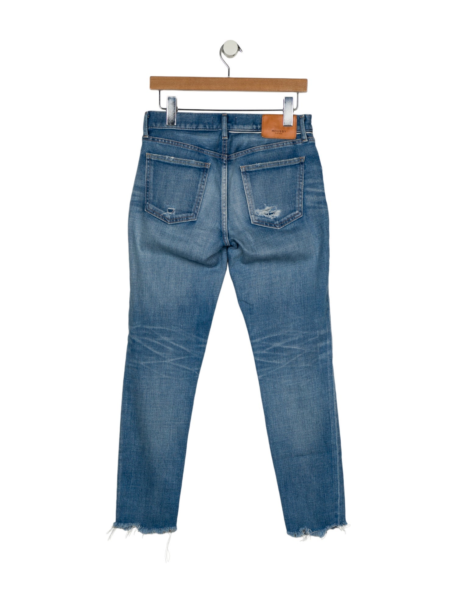 Moussy Mid-Rise Straight Leg Jeans