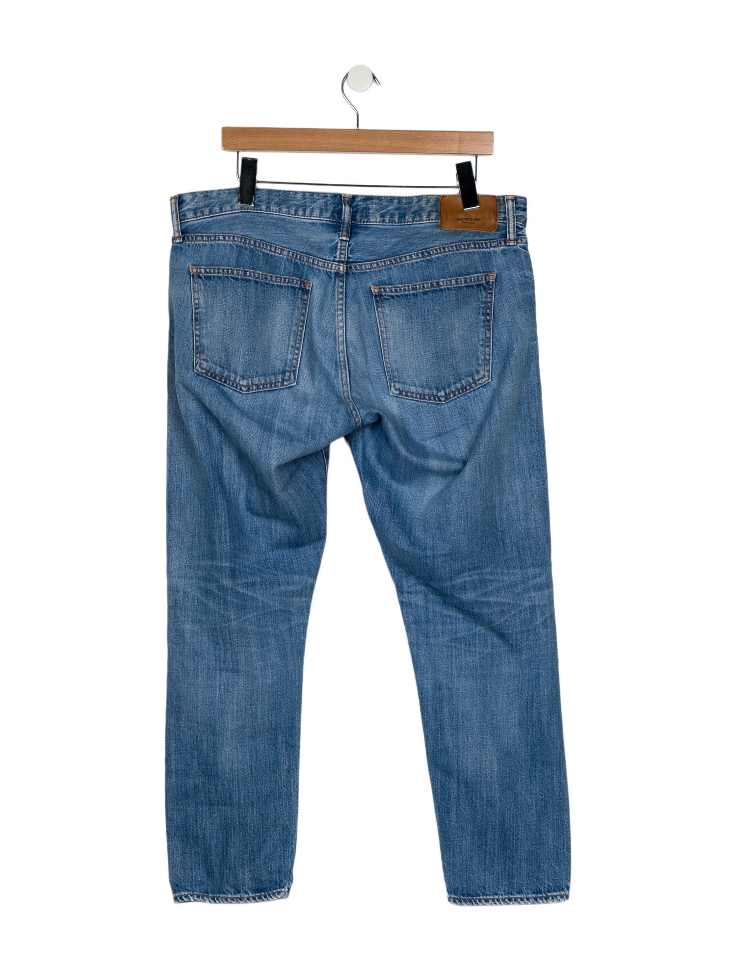 Moussy Mid-Rise Straight Leg Jeans