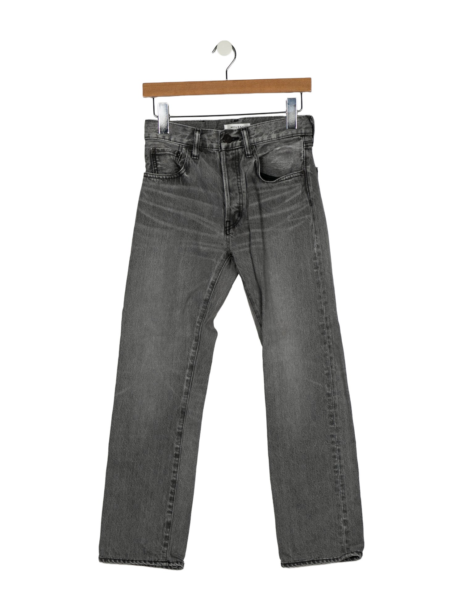 Moussy Mid-Rise Straight Leg Jeans