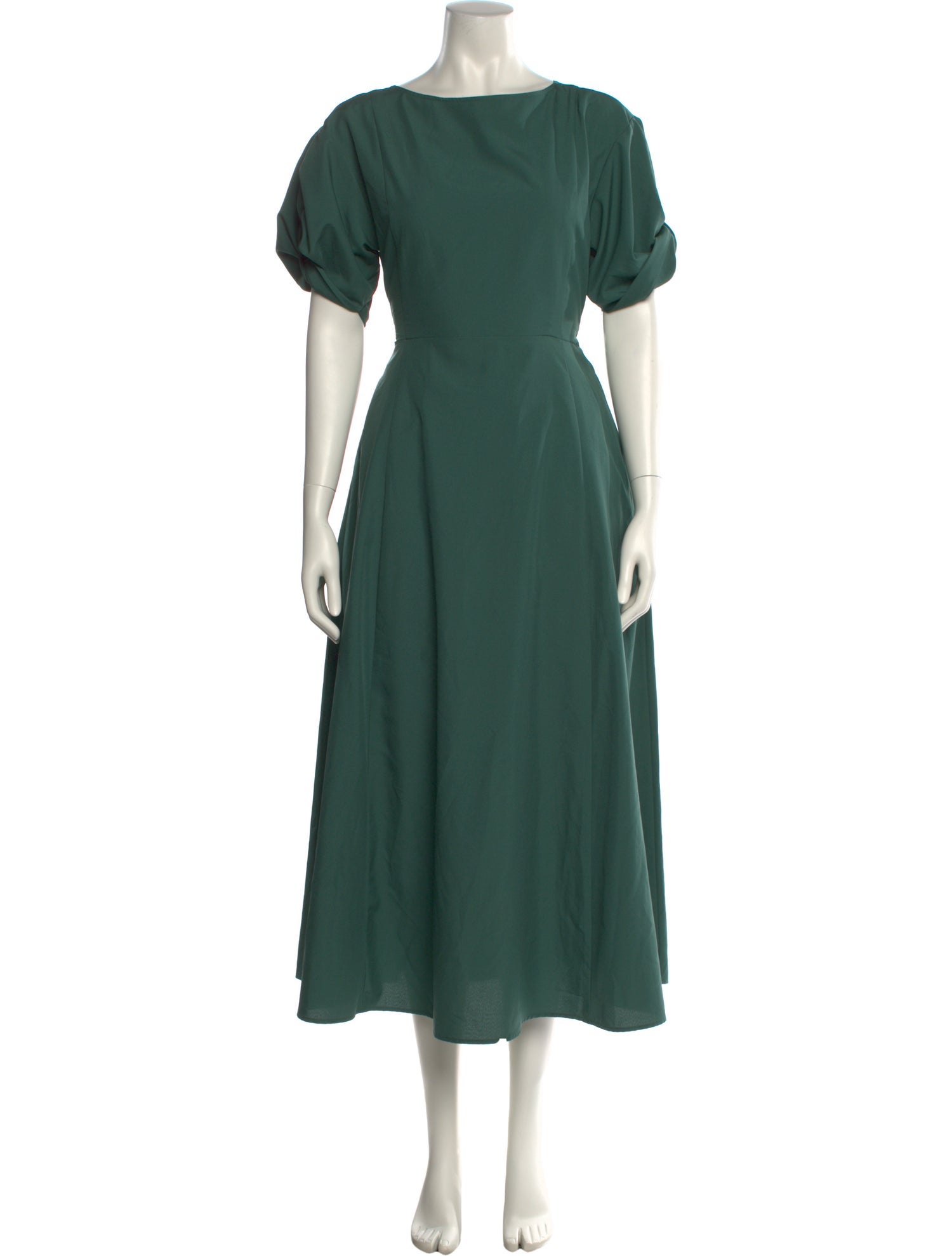 Moussy Bateau Neckline Long Dress