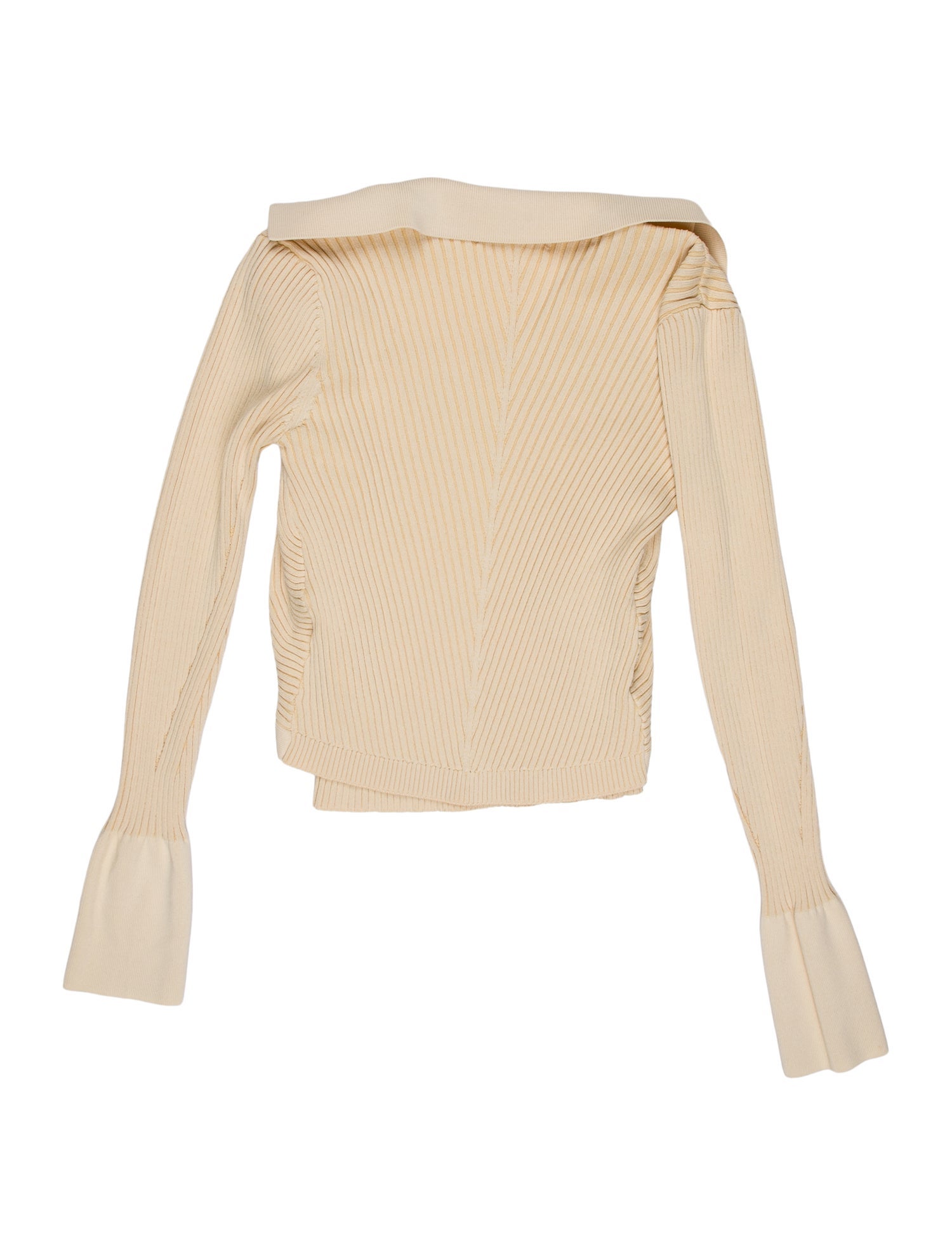 Moussy Open Front Long Sleeve Crop Top