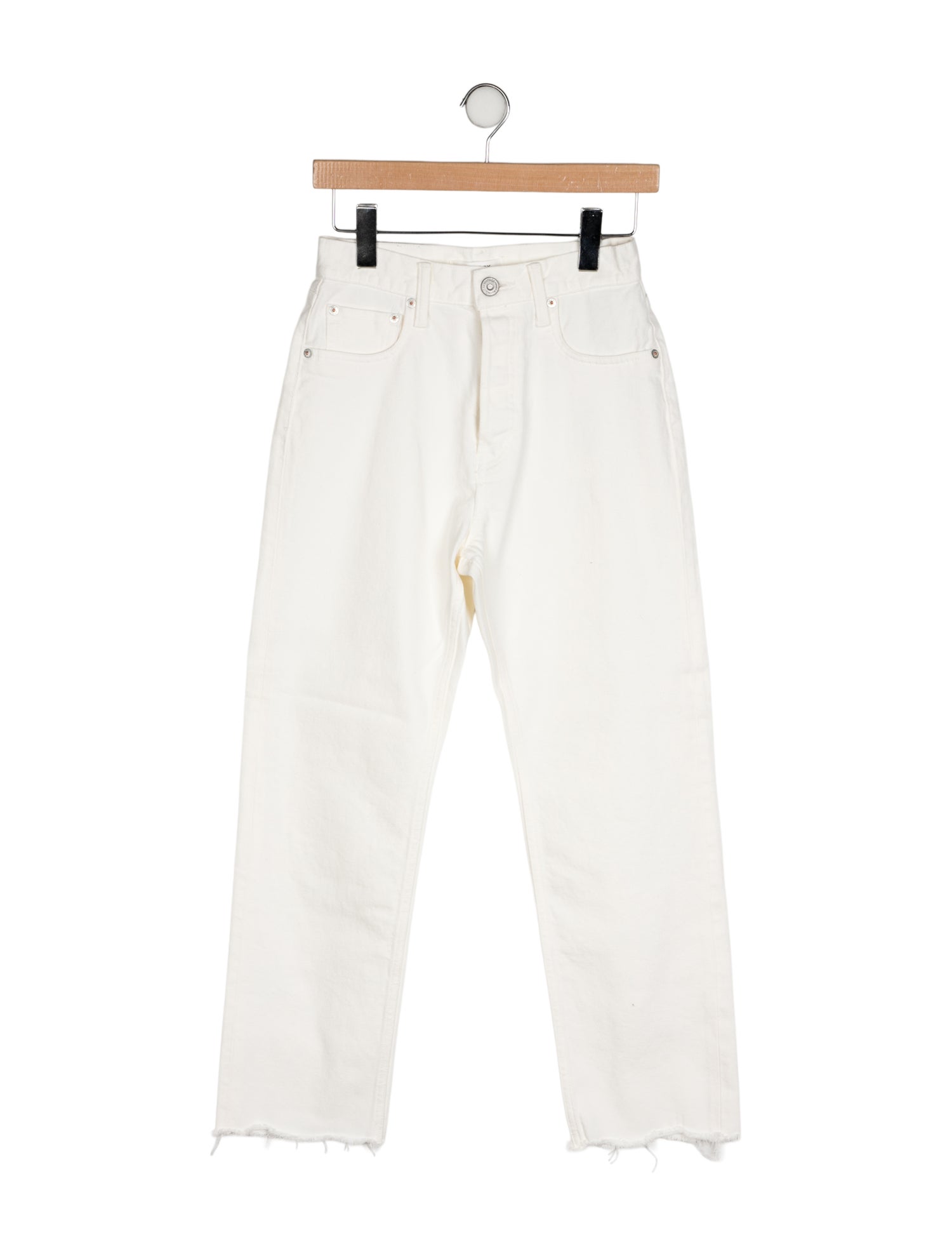 Moussy High-Rise Straight Leg Jeans