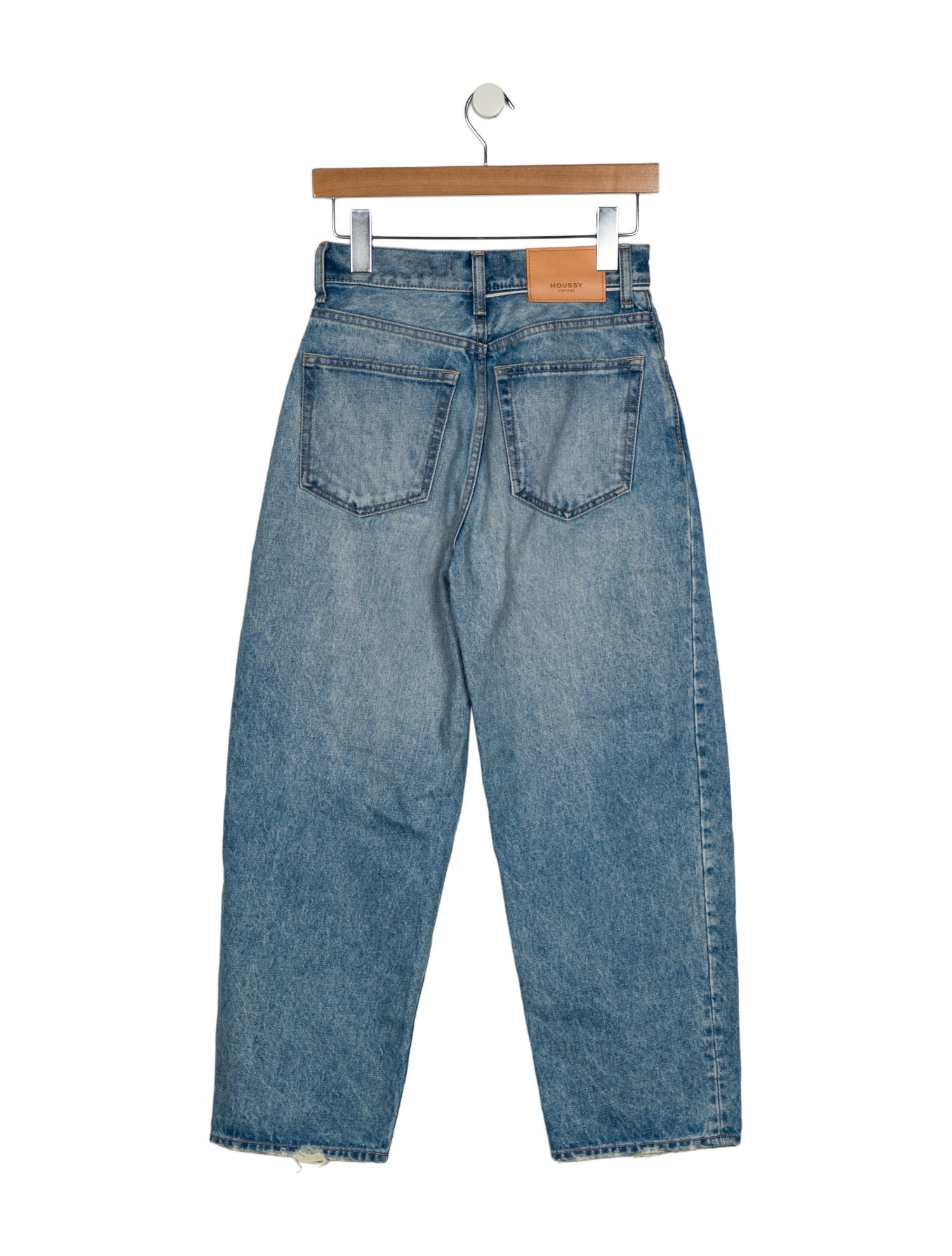 Moussy High-Rise Wide Leg Jeans
