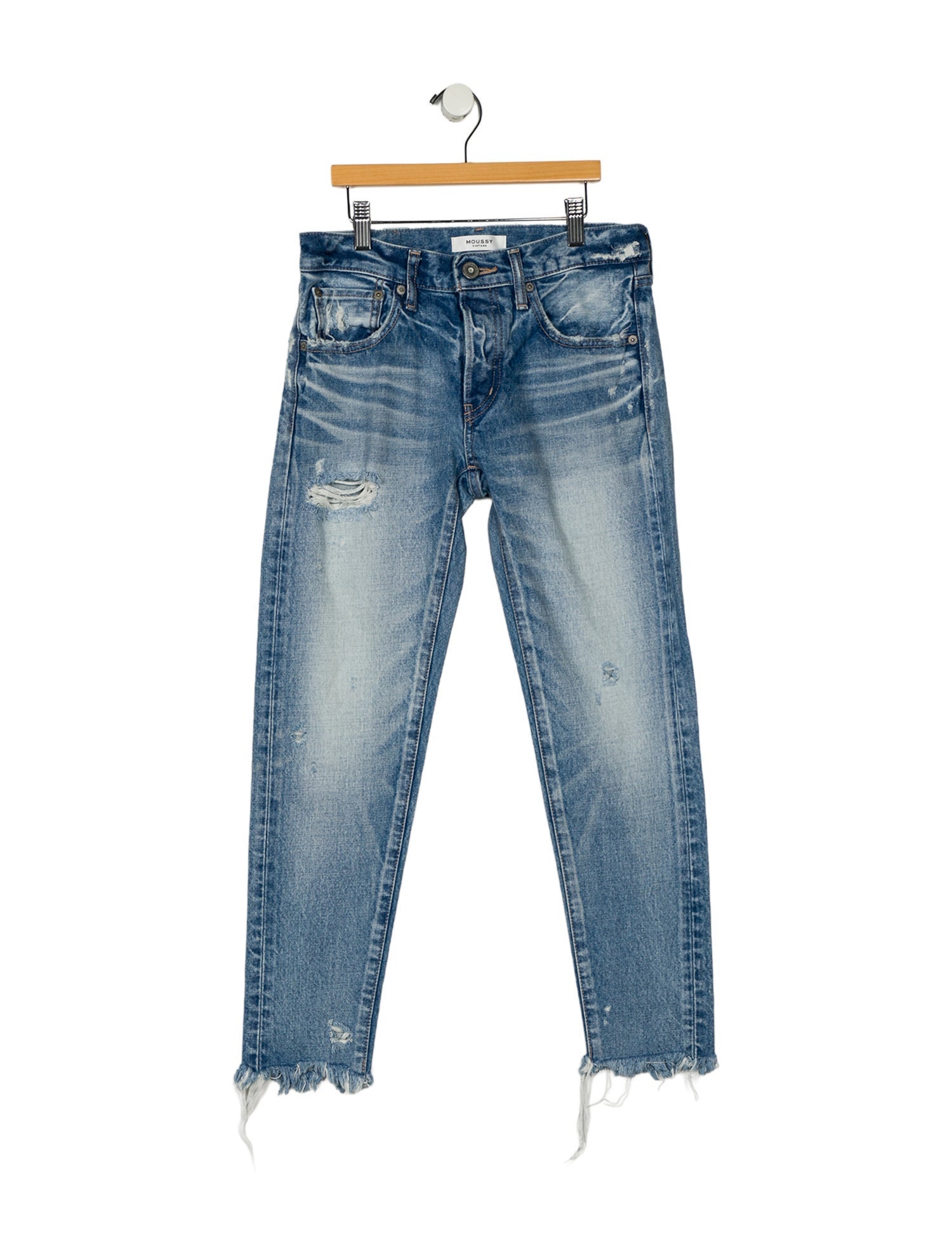 Moussy Mid-Rise Skinny Leg Jeans