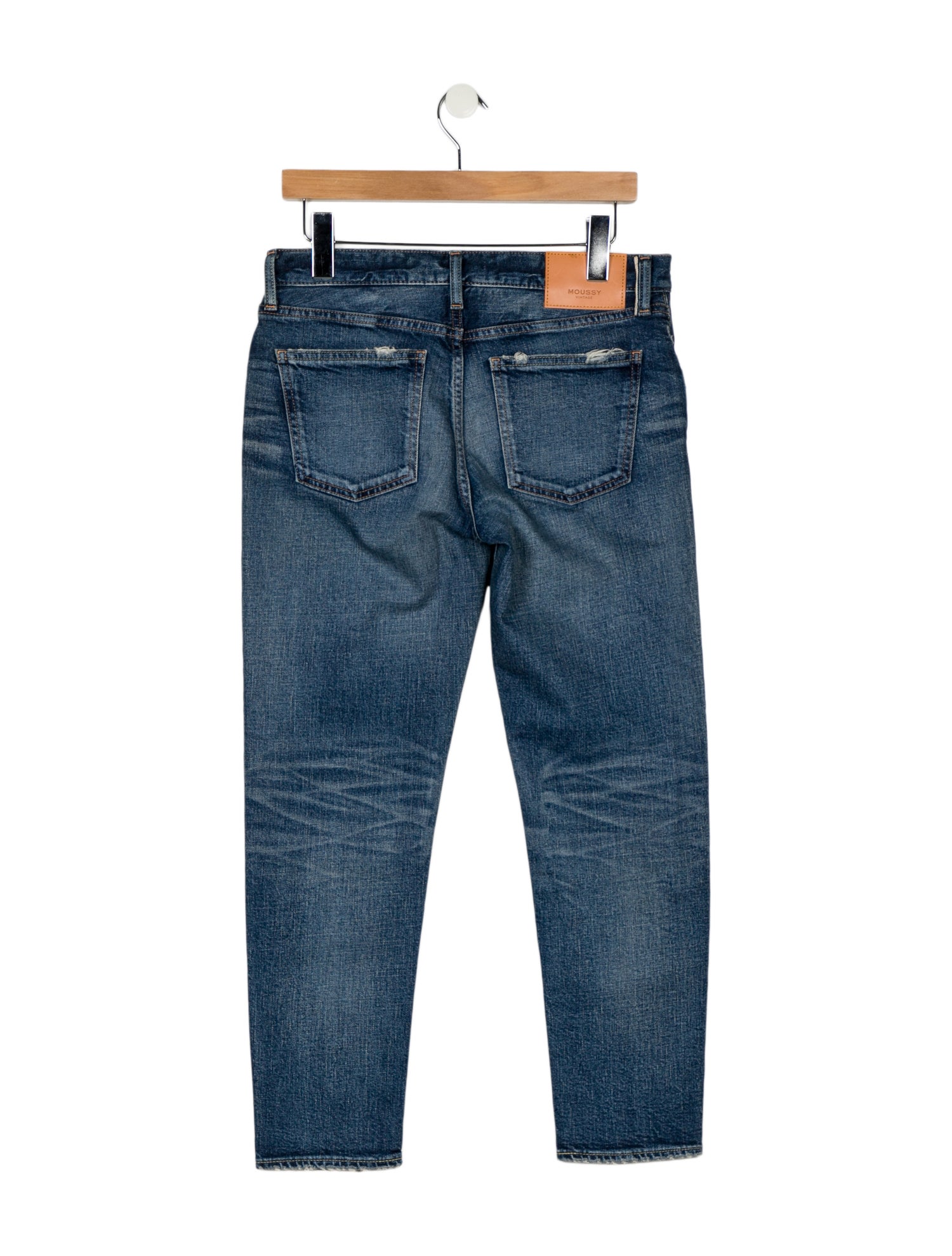 Moussy Mid-Rise Straight Leg Jeans