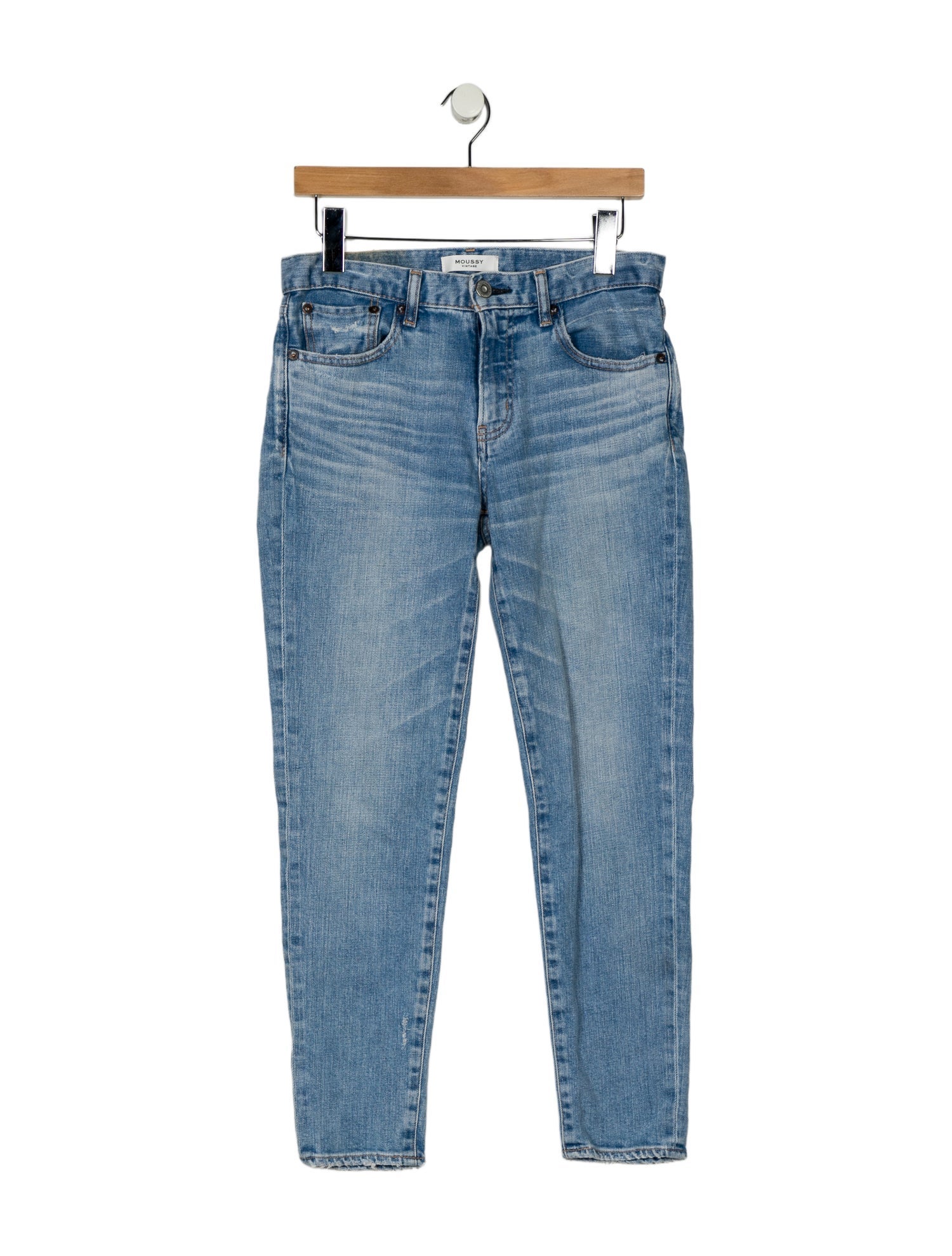 Moussy Mid-Rise Skinny Leg Jeans