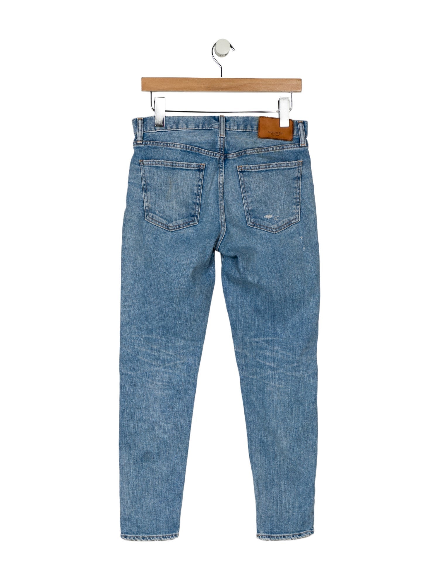 Moussy Mid-Rise Skinny Leg Jeans