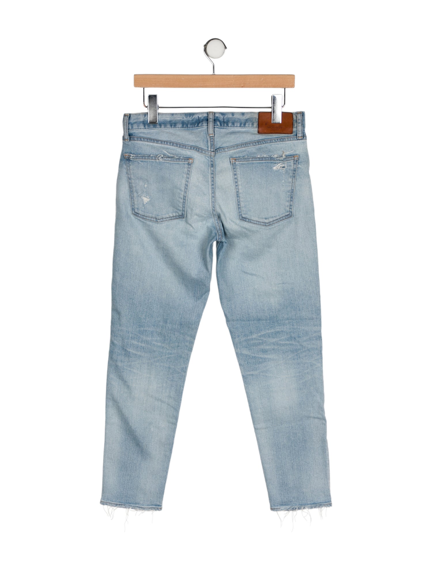 Moussy Mid-Rise Straight Leg Jeans