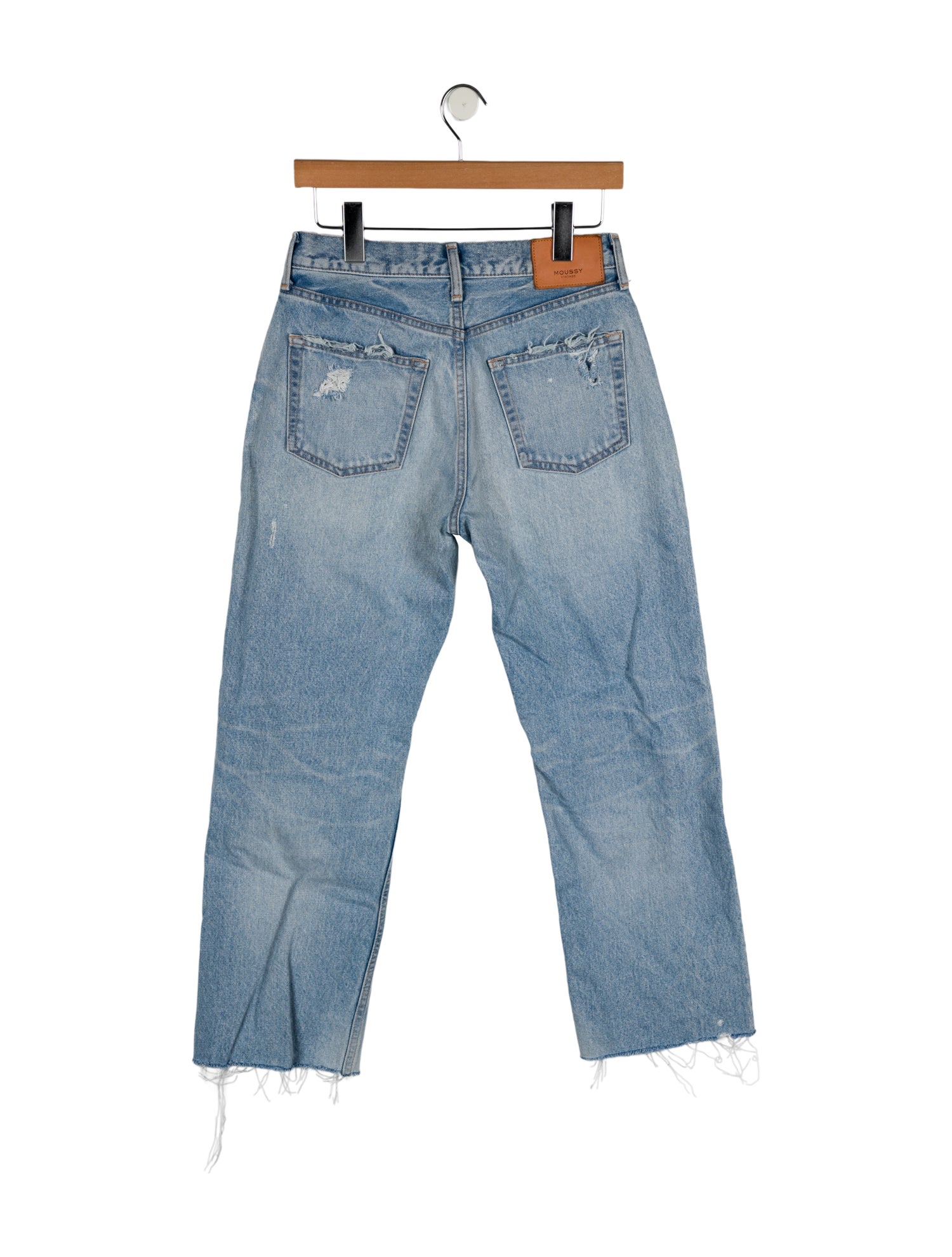 Moussy Mid-Rise Straight Leg Jeans