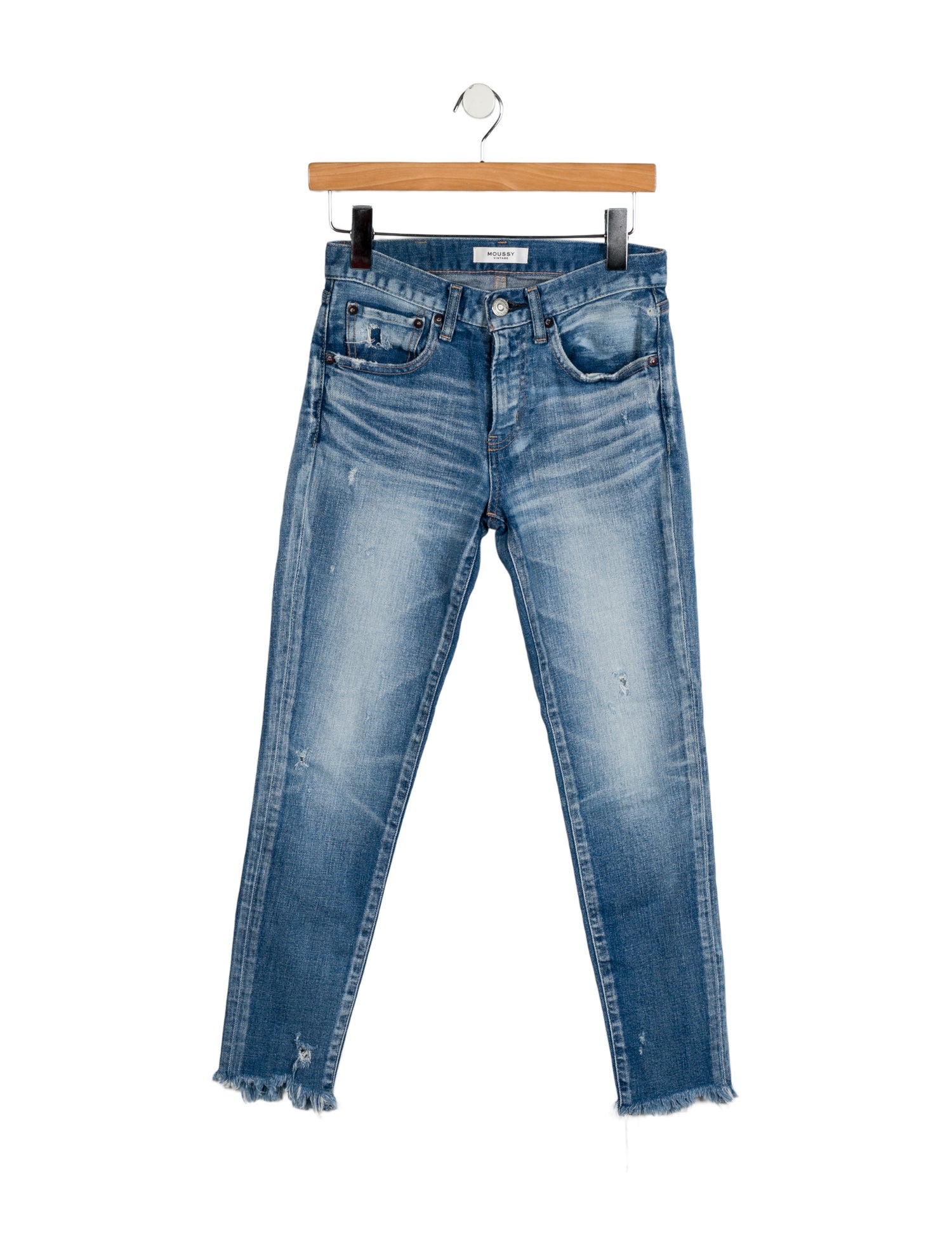 Moussy Mid-Rise Skinny Leg Jeans