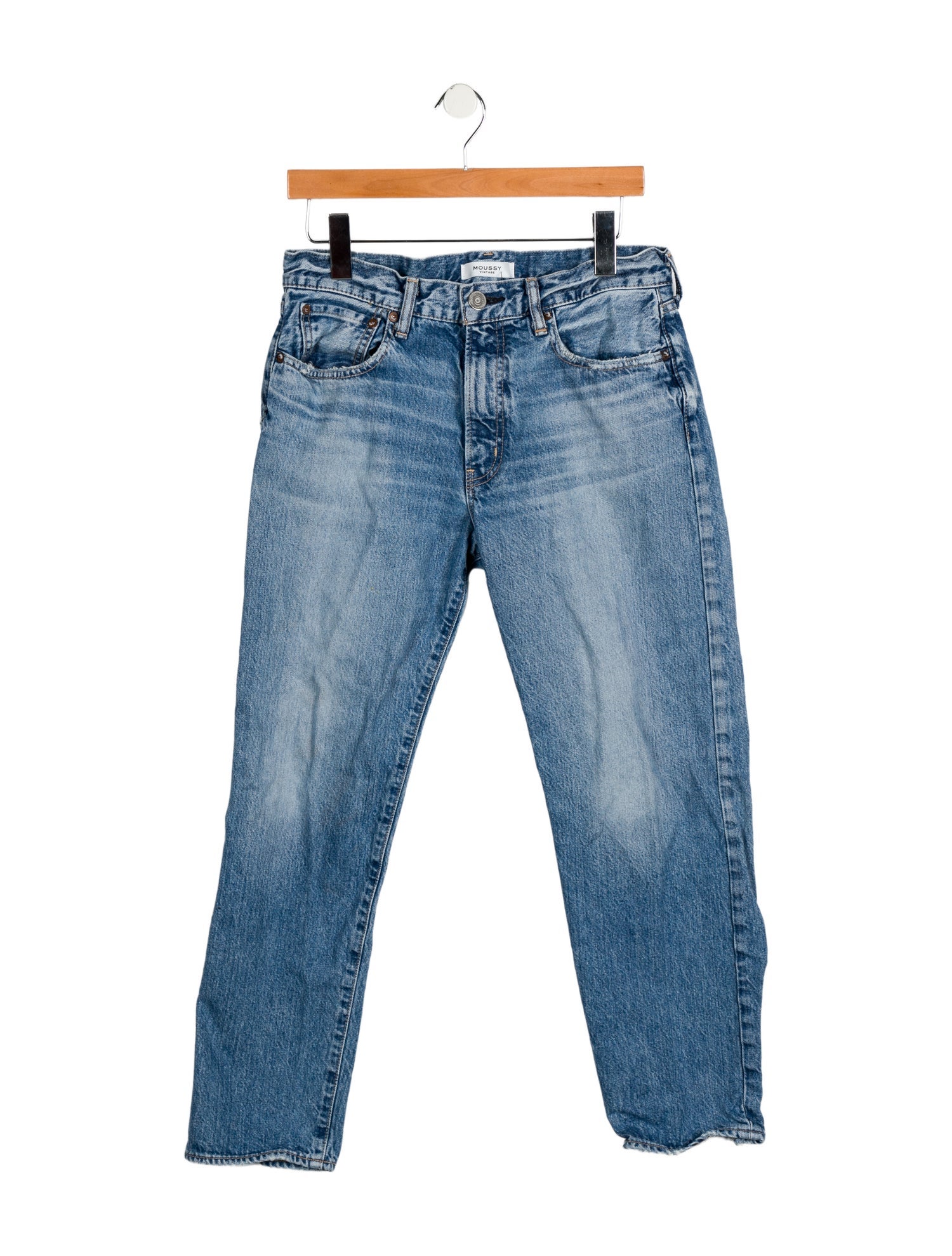 Moussy Mid-Rise Straight Leg Jeans