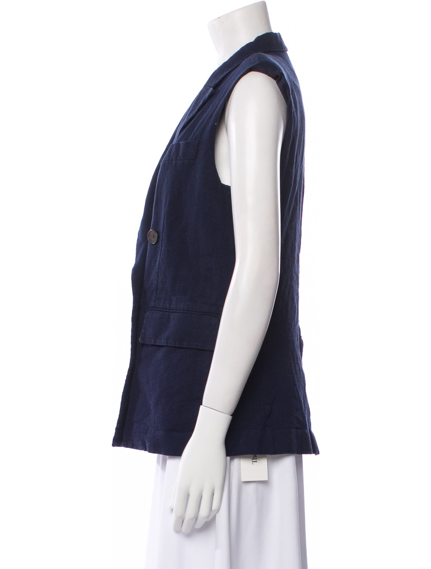 Moussy V-Neck Sleeveless Button-Up Top